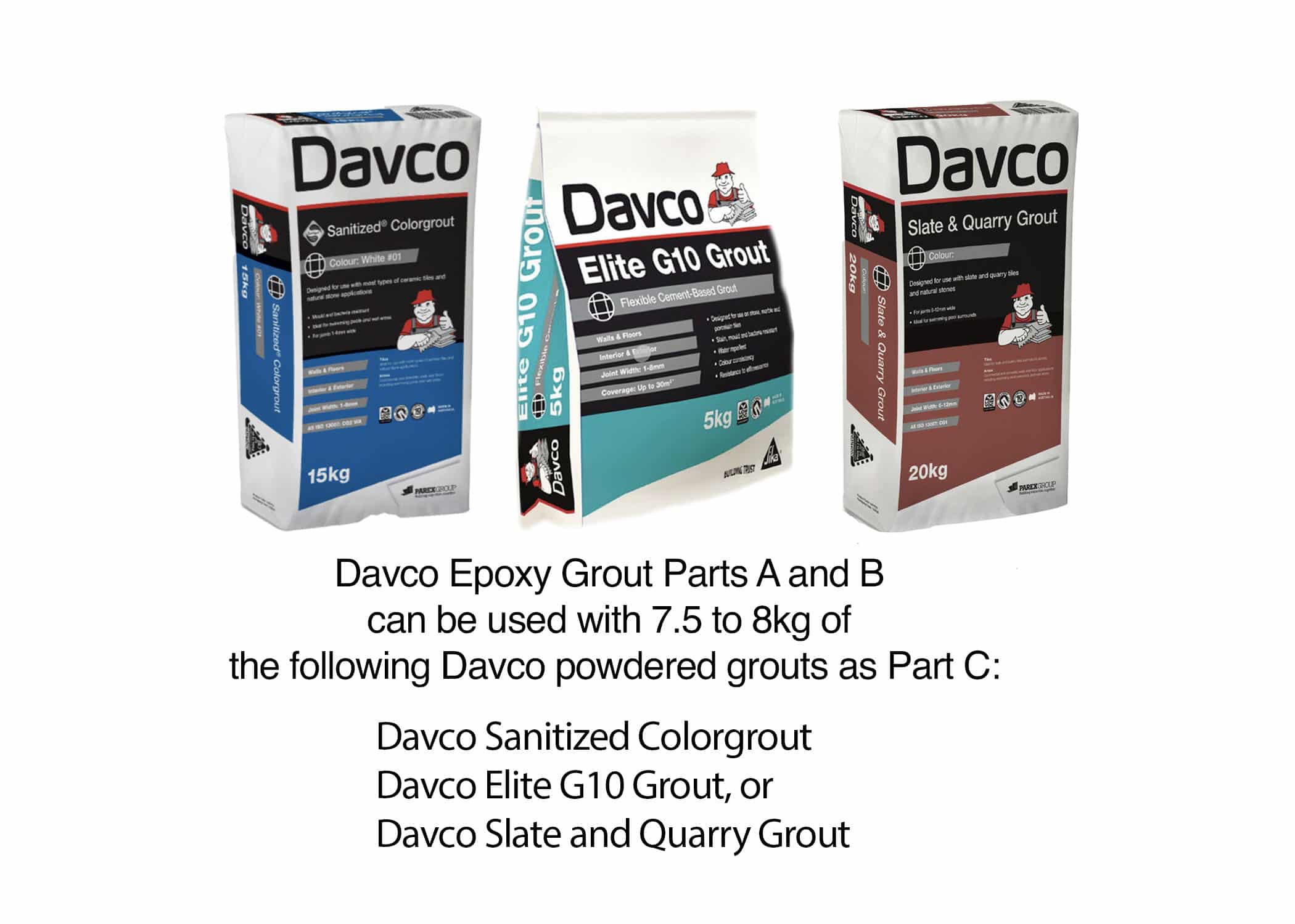 Davco Epoxy Grout Multifors