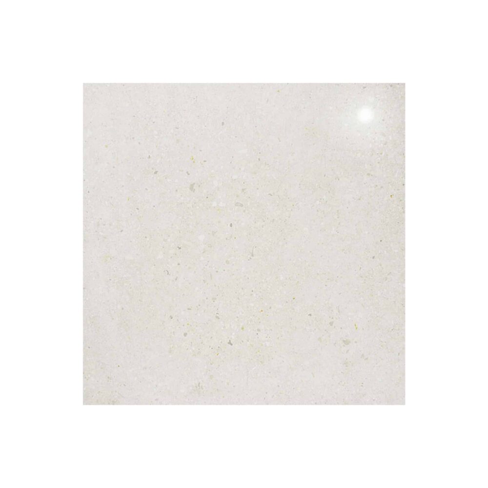 Bologna White Semi Polished Porcelain Tile - 600x600 Variation Image
