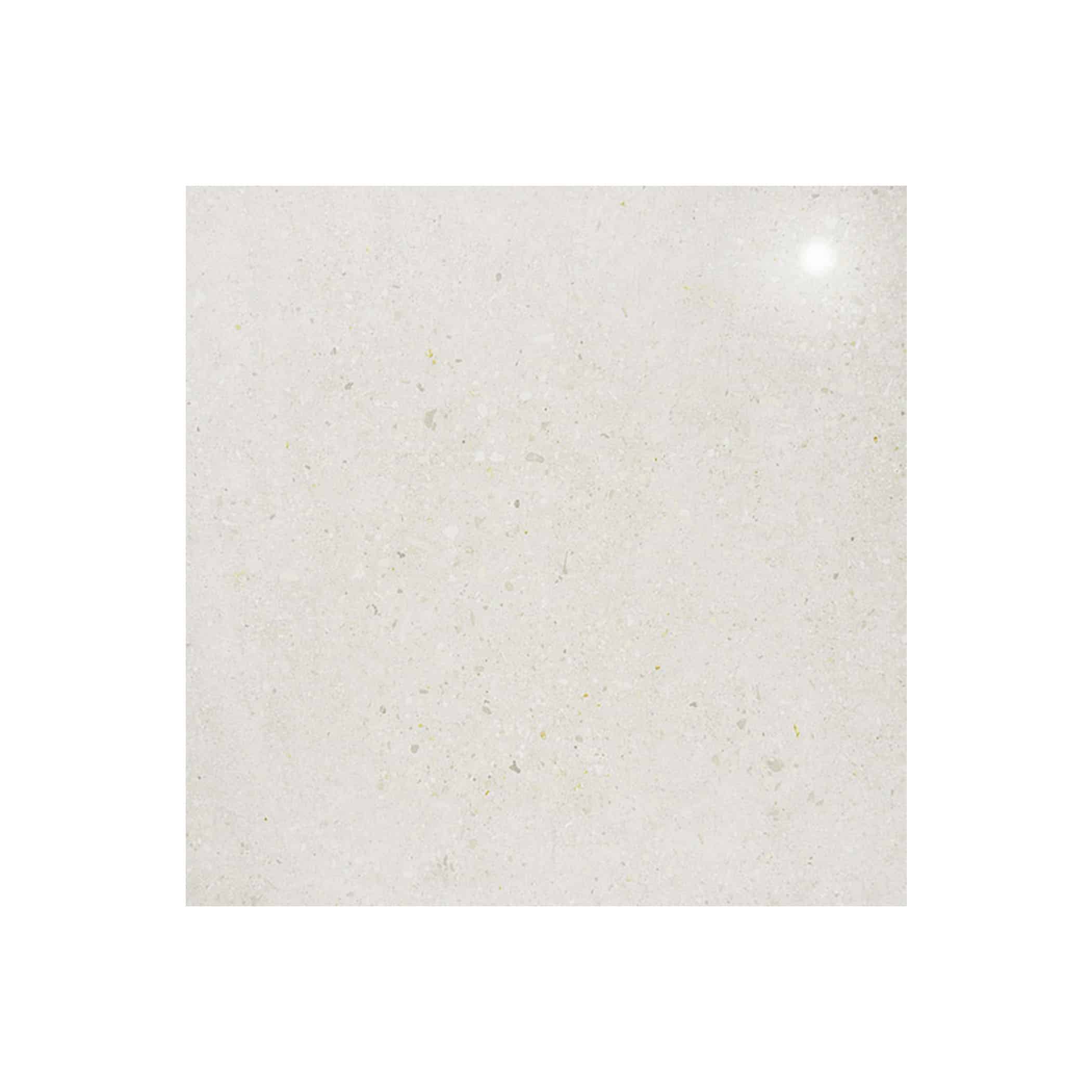 Bologna White Semi Polished Porcelain Tile - 600x600 Variation Image