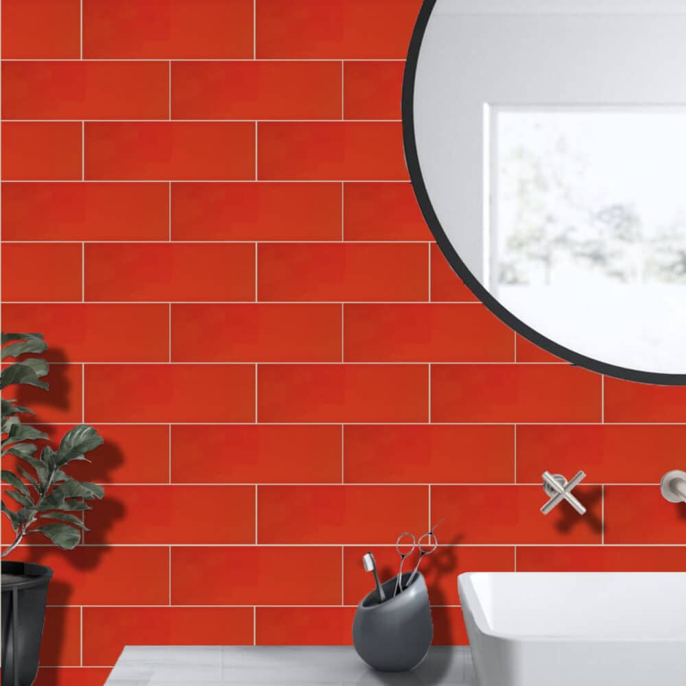 Moscow Red Subway Tile - Product Image