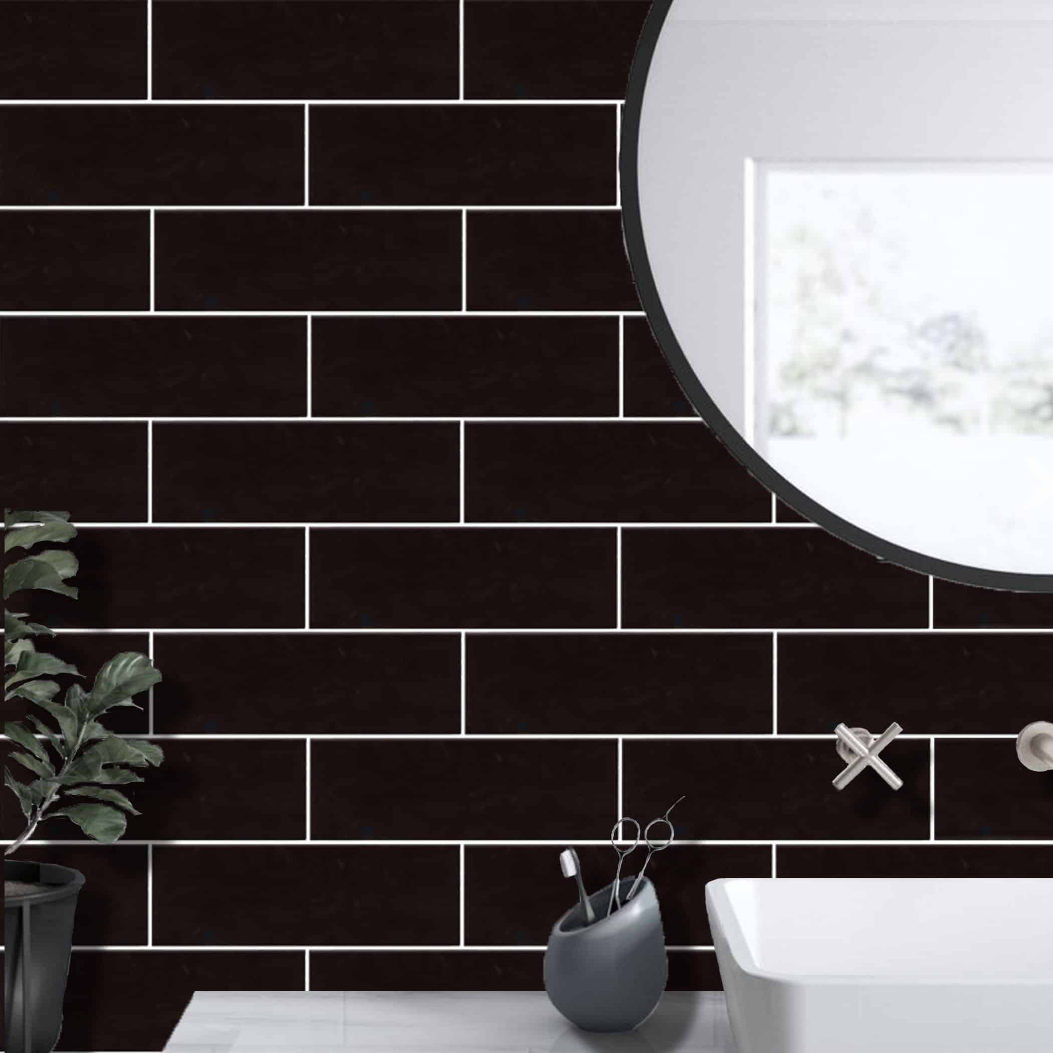 New York Black Subway Tile - Product Image
