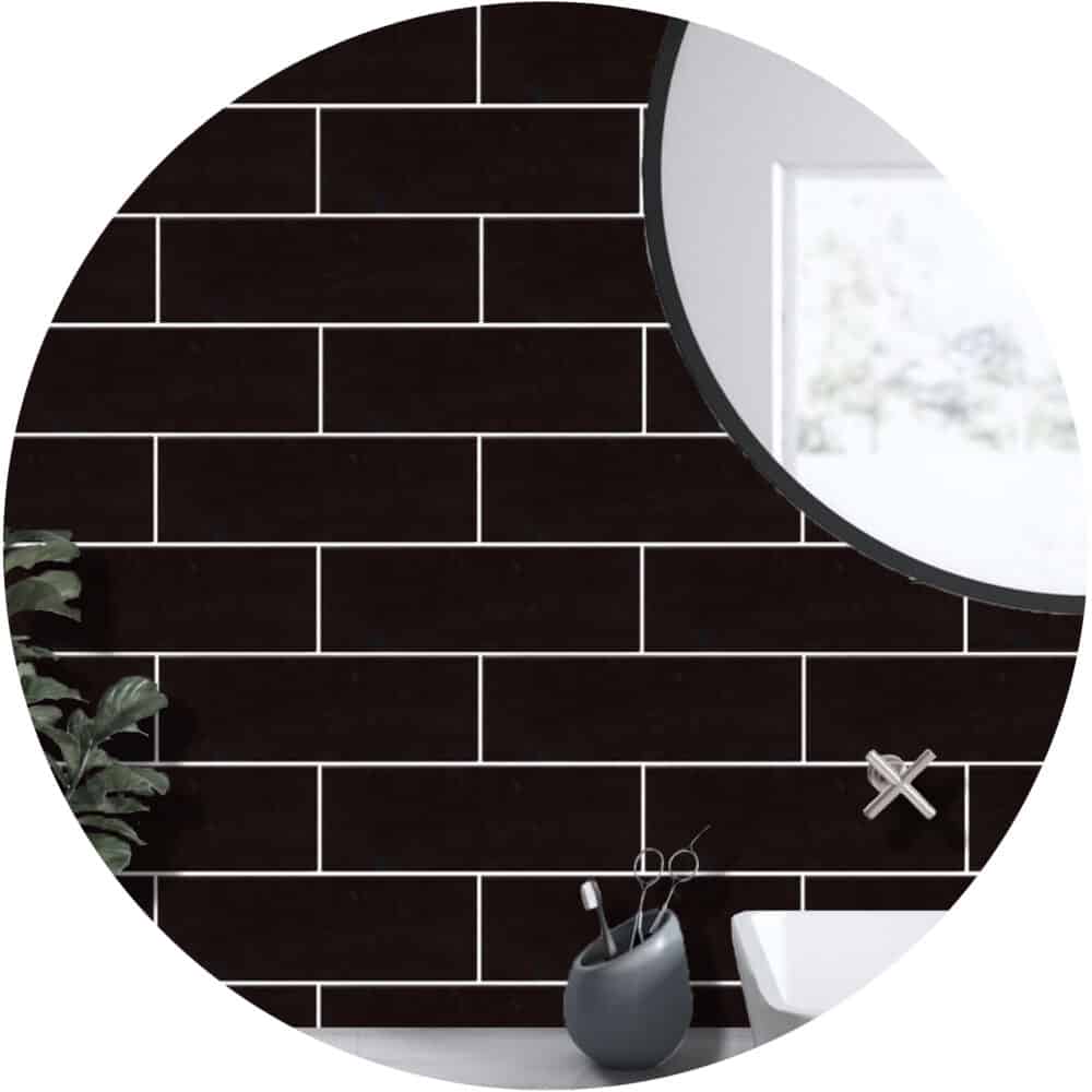 New York Black Subway Tile - Gallery Image