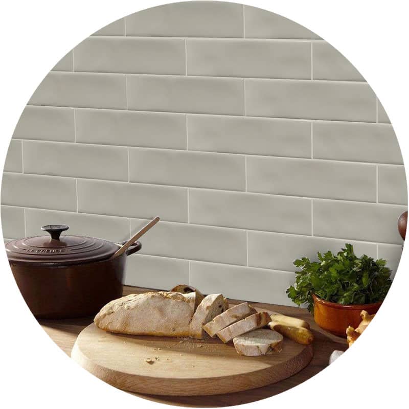 Kings Cross Taupe Subway Tile - Gallery Image