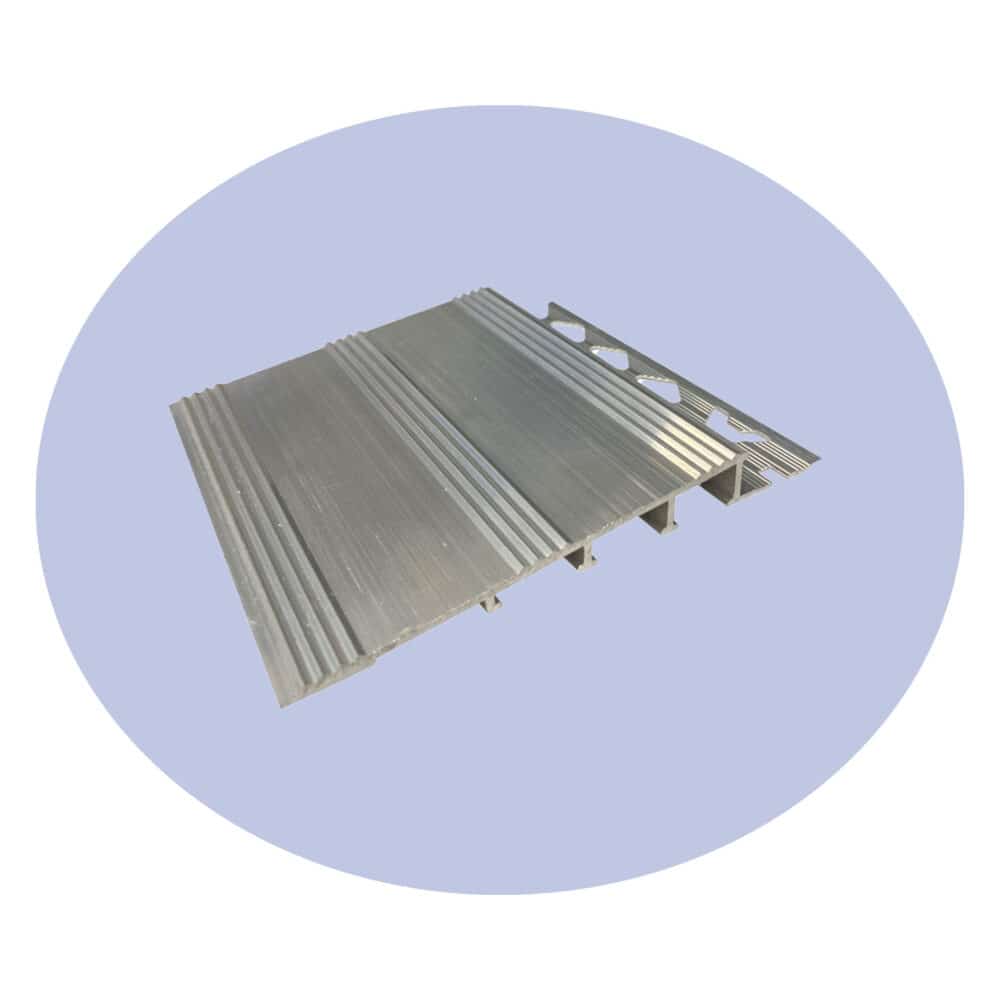 Aluminium Transition Ramp - 10 x 90mm Mill Finish Variation Image