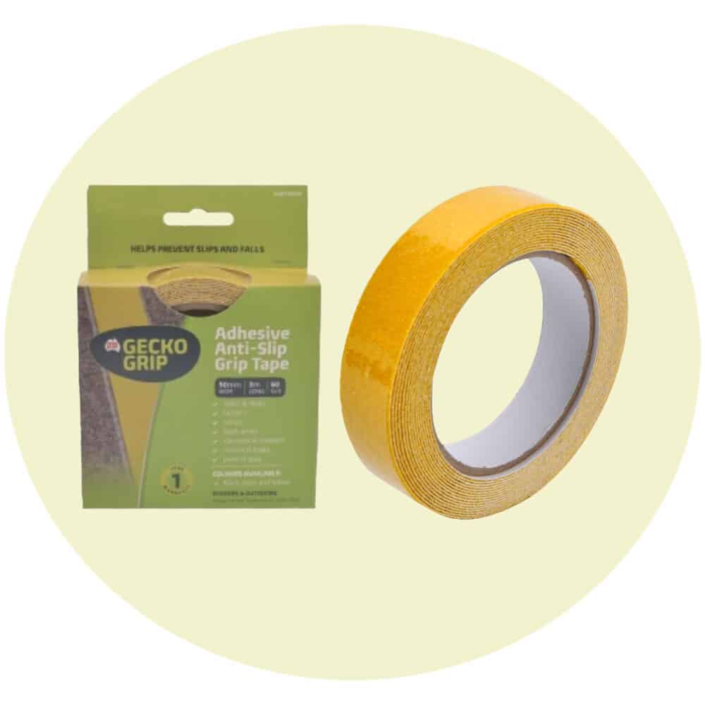 Gecko Grip Anti Slip Adhesive Tape - 25mm x 5m Yellow Variation Image