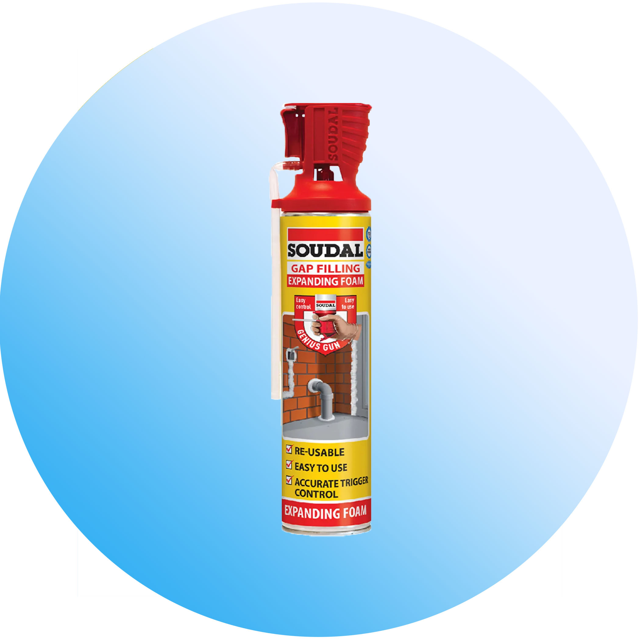 Soudal Expanding Foam Genius Gun - 500ml Variation Image