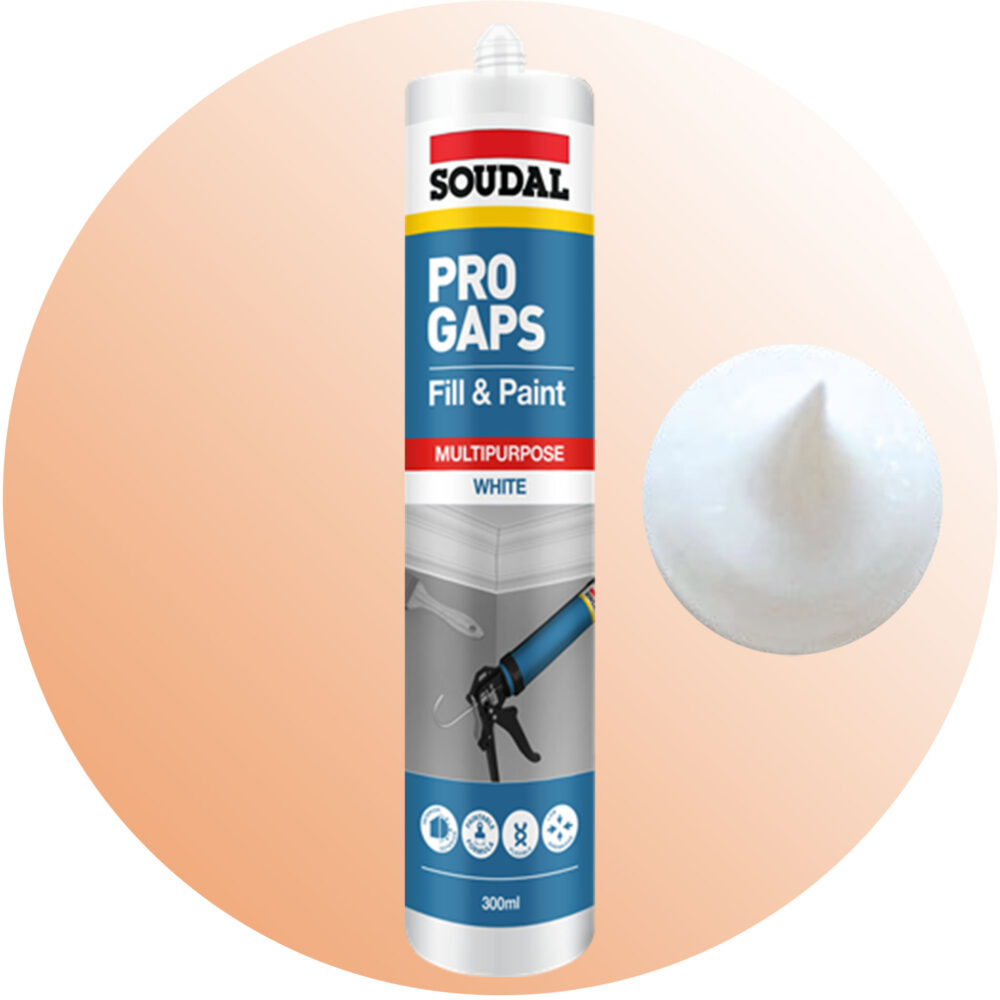 Soudal Pro Gaps Fill and Paint Gap Filler - Single Item Variation Image