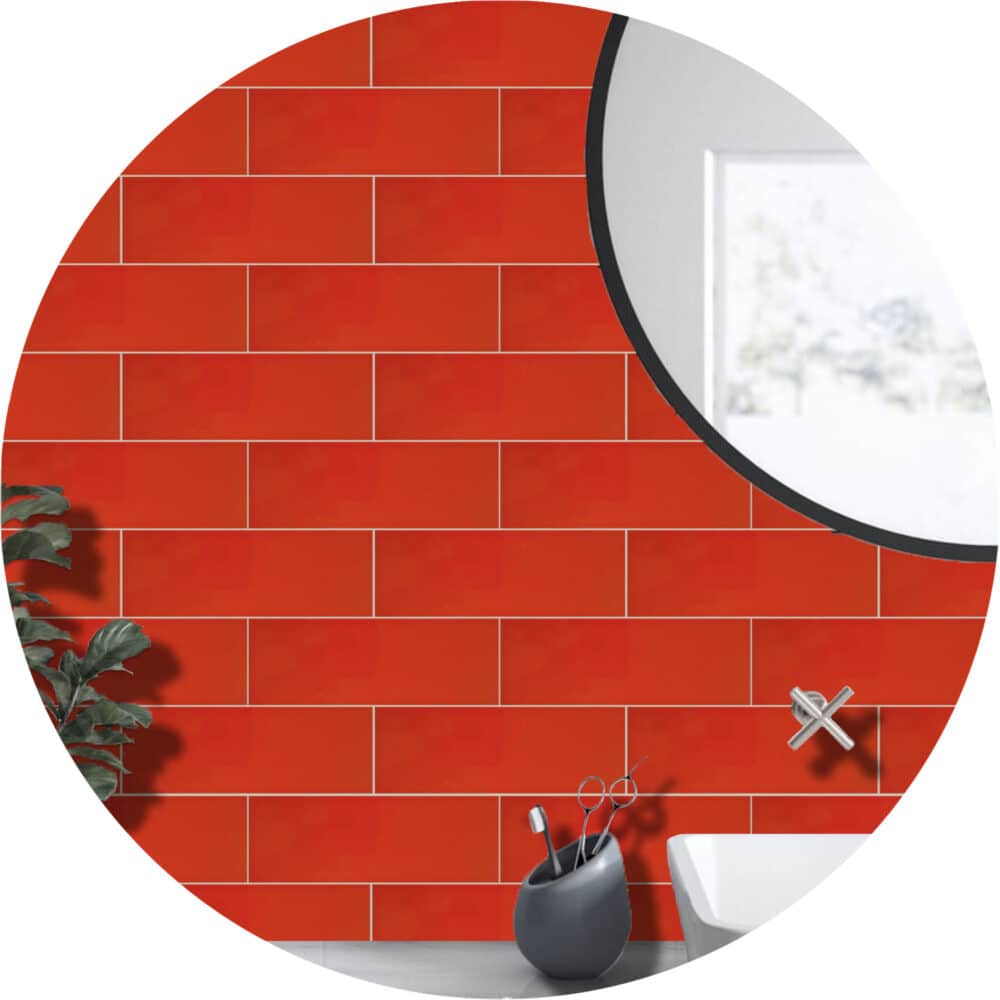 Moscow Red Subway Tile - Product Image