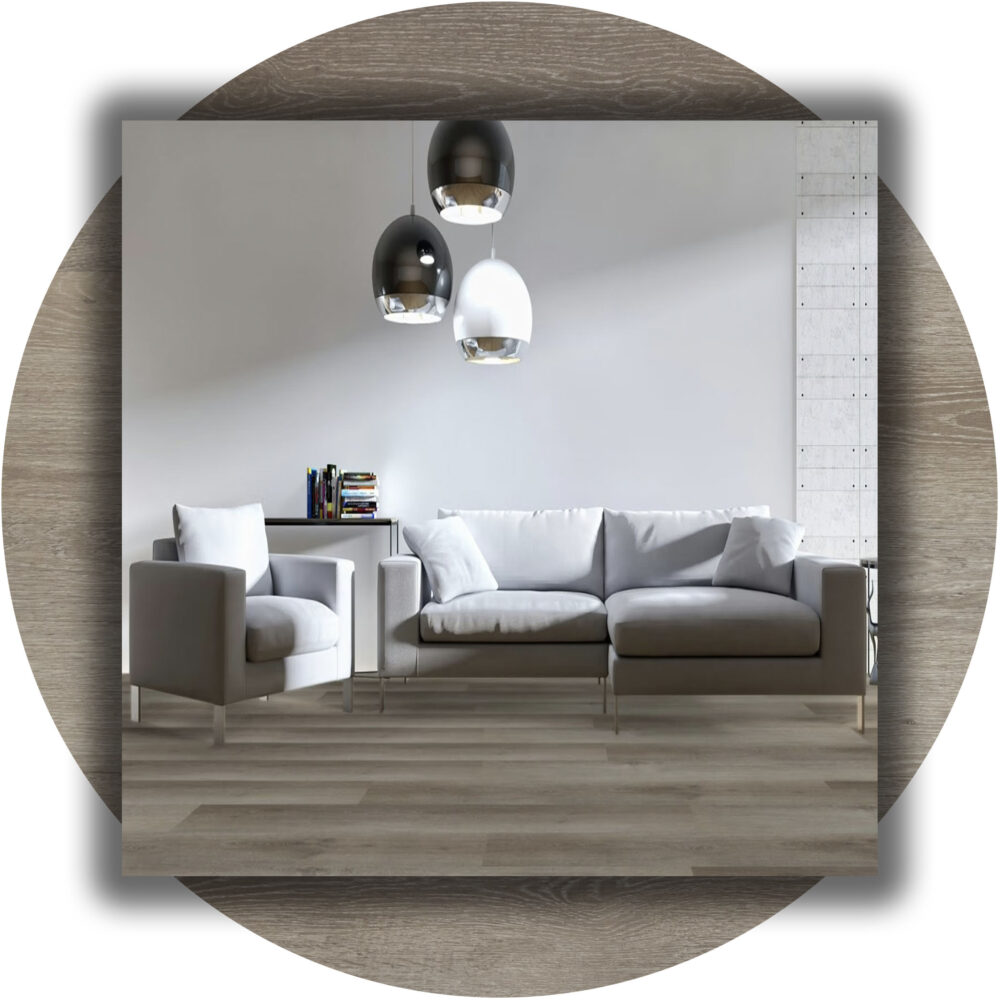 Sunstar Maxi Hybrid Flooring - 906 Elwood Grey - Product Image
