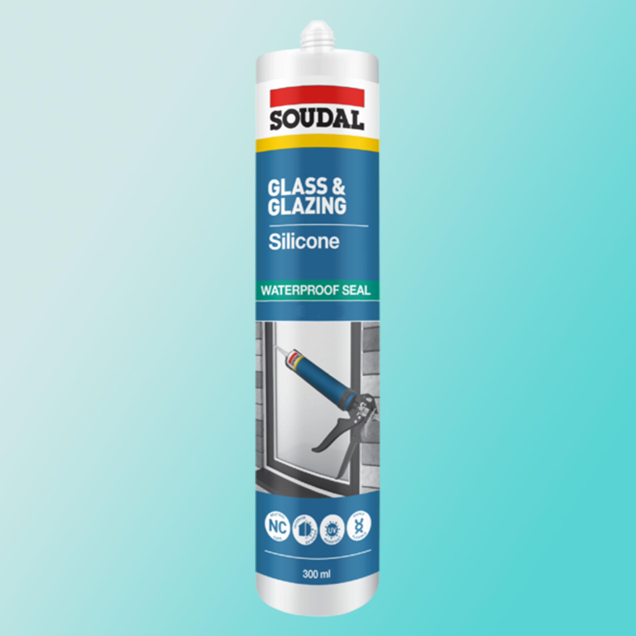 Soudal Glass and Glazing Silicone - Product Image