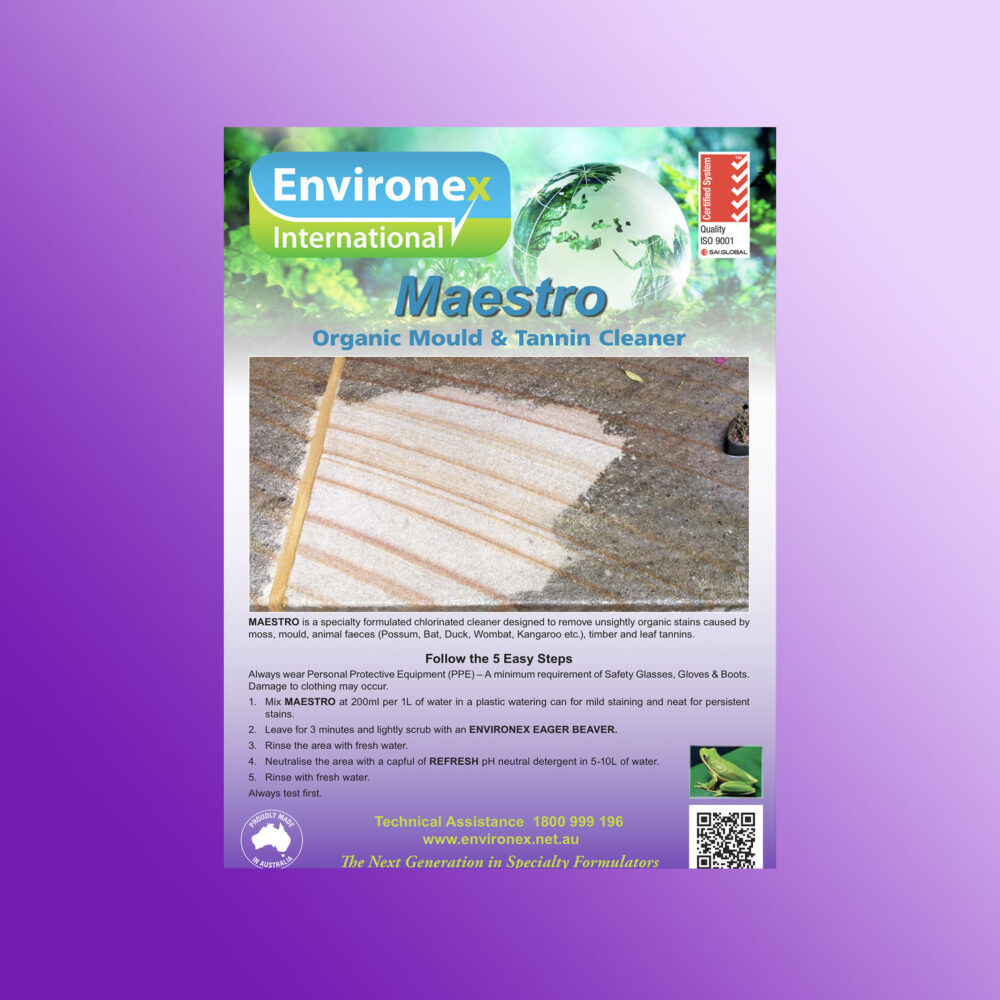 Environex Maestro Organic Cleaner - Gallery Image