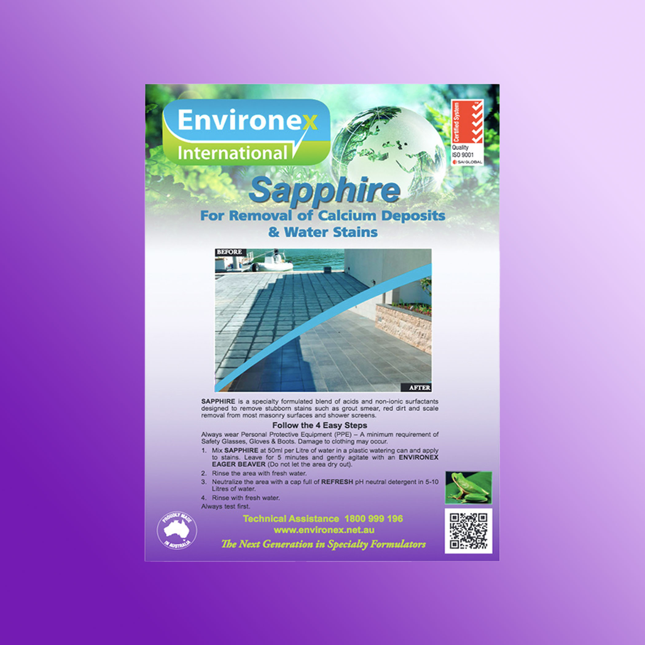 Environex Sapphire Cleaner - Gallery Image