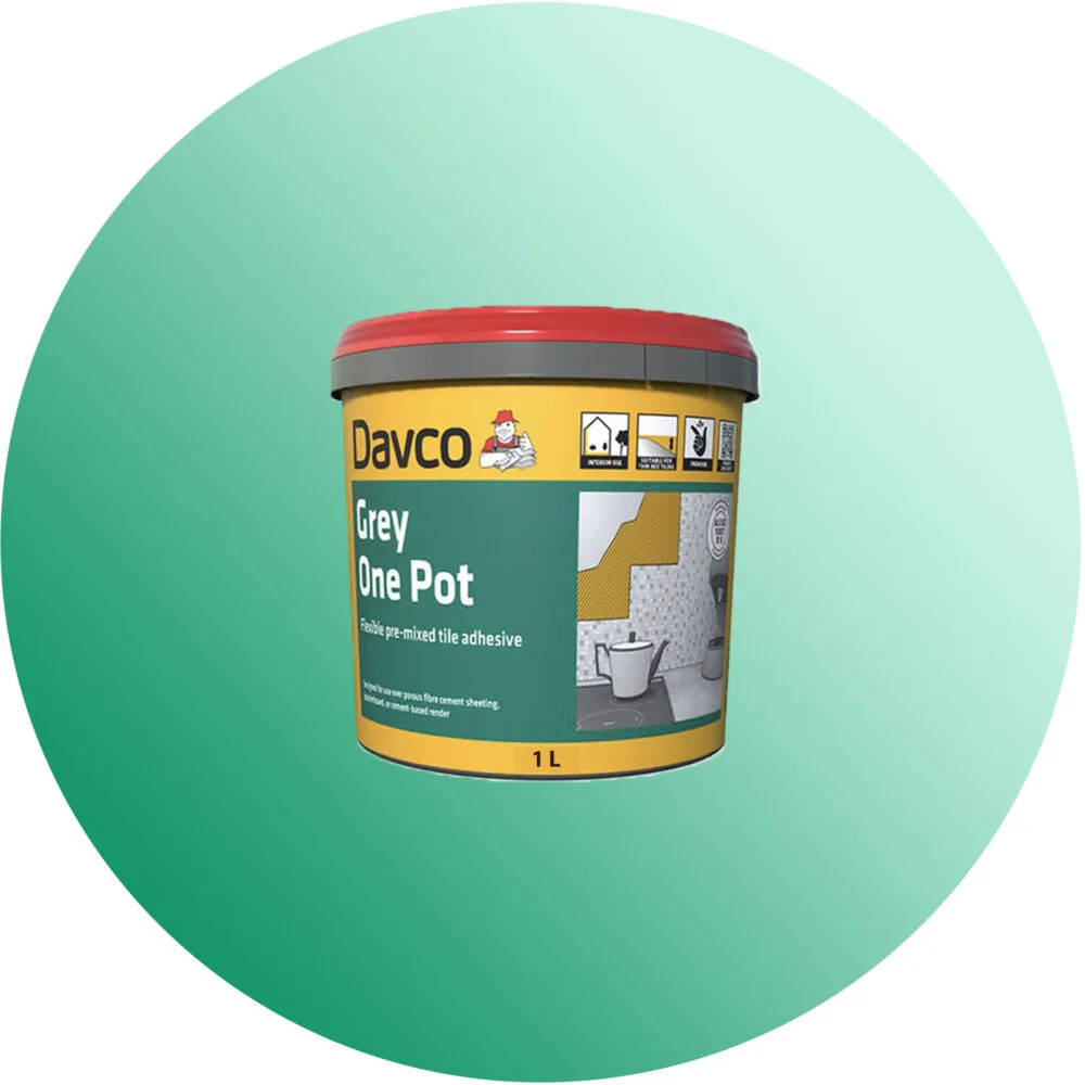 Davco Grey One Pot - Pre-mixed Tile Adhesive - 1L Variation Image