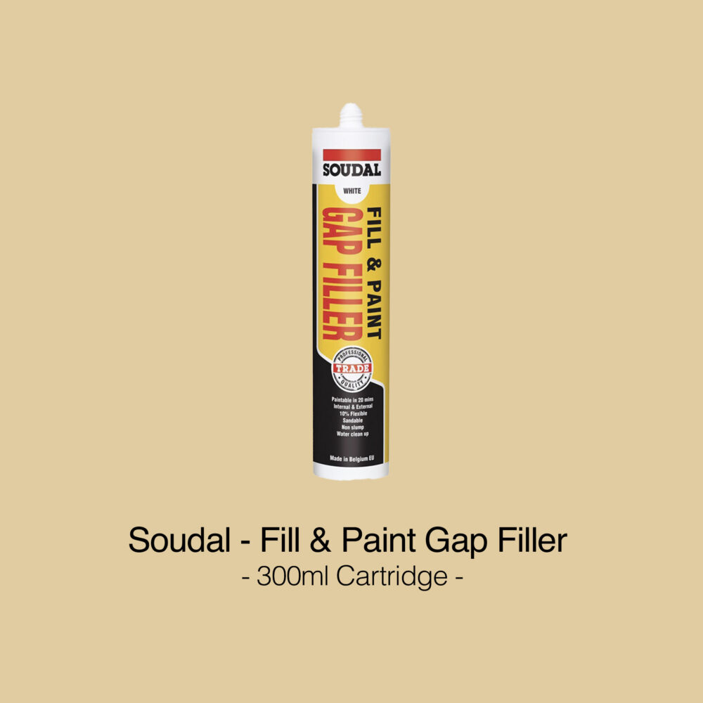 Soudal Pro Gaps Fill and Paint Multipurpose Gap Filler - Product Image