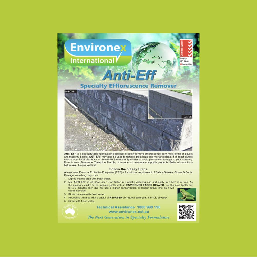 Environex Anti-Eff Efflorescence Remover - Product Image
