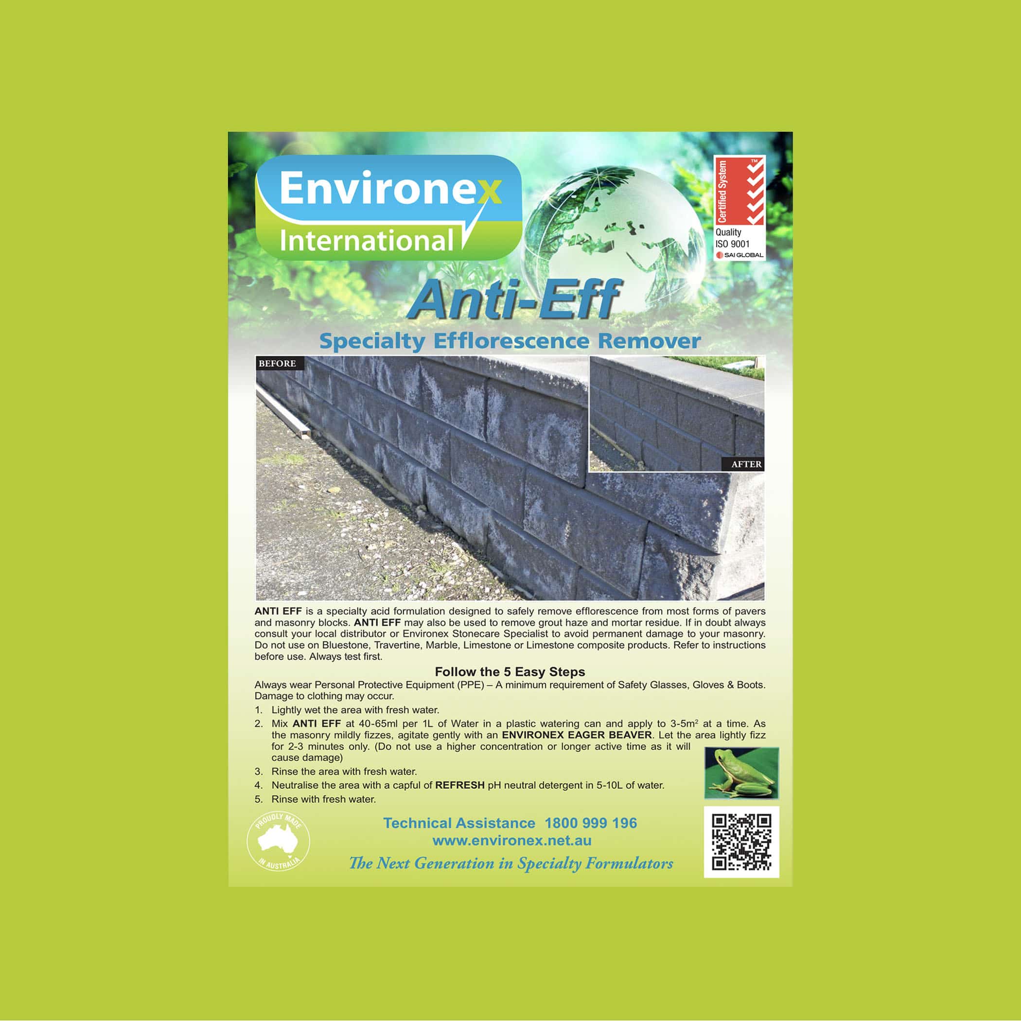 Environex Anti-Eff Efflorescence Remover - Product Image