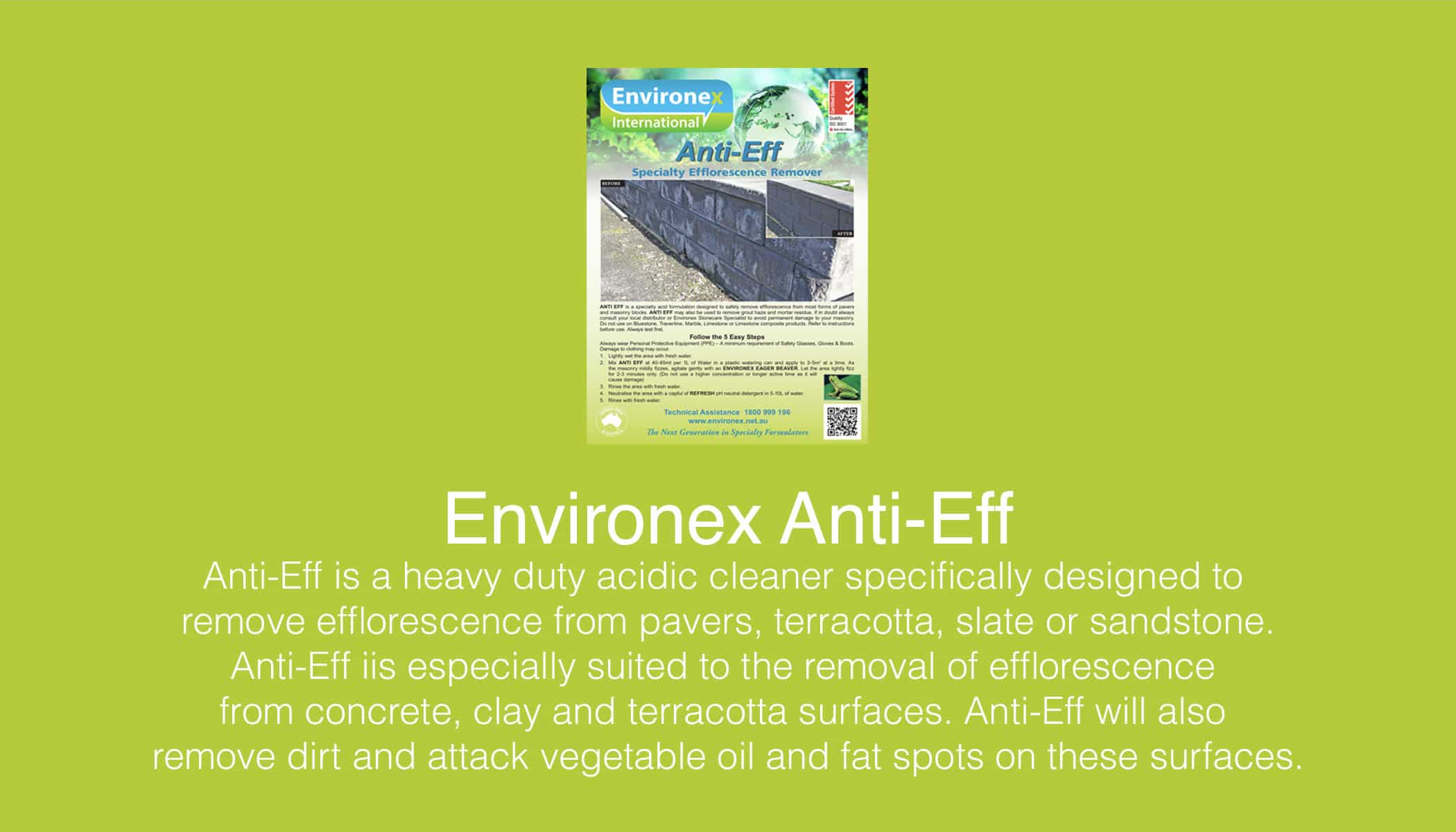 Environex Anti-Eff Efflorescence Remover - Feature Image