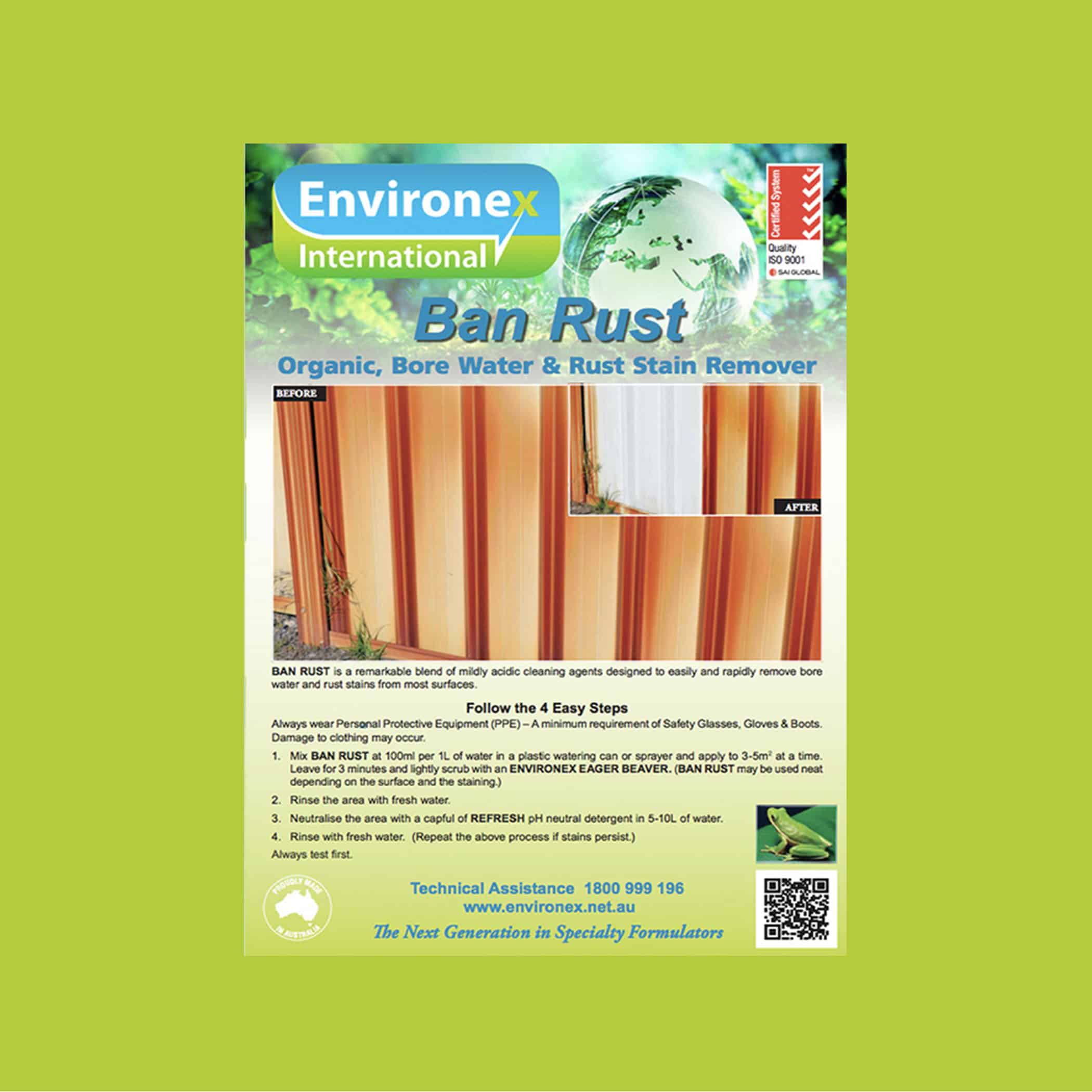Environex Ban Rust Stain Remover - Product Image