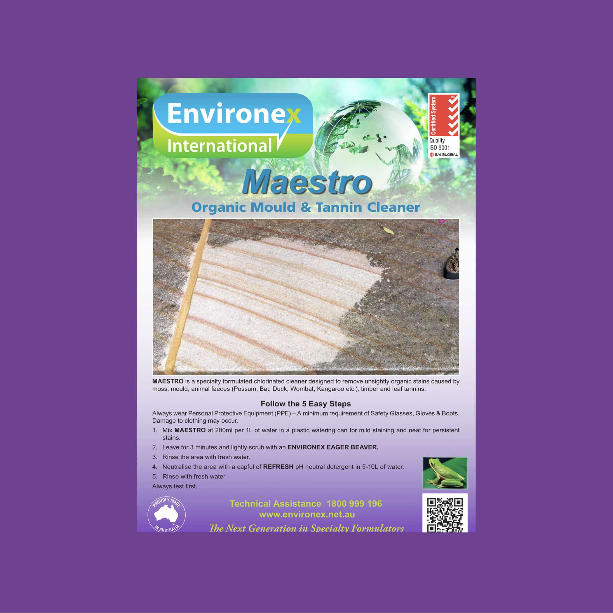 Environex Maestro Organic Cleaner - Product Image