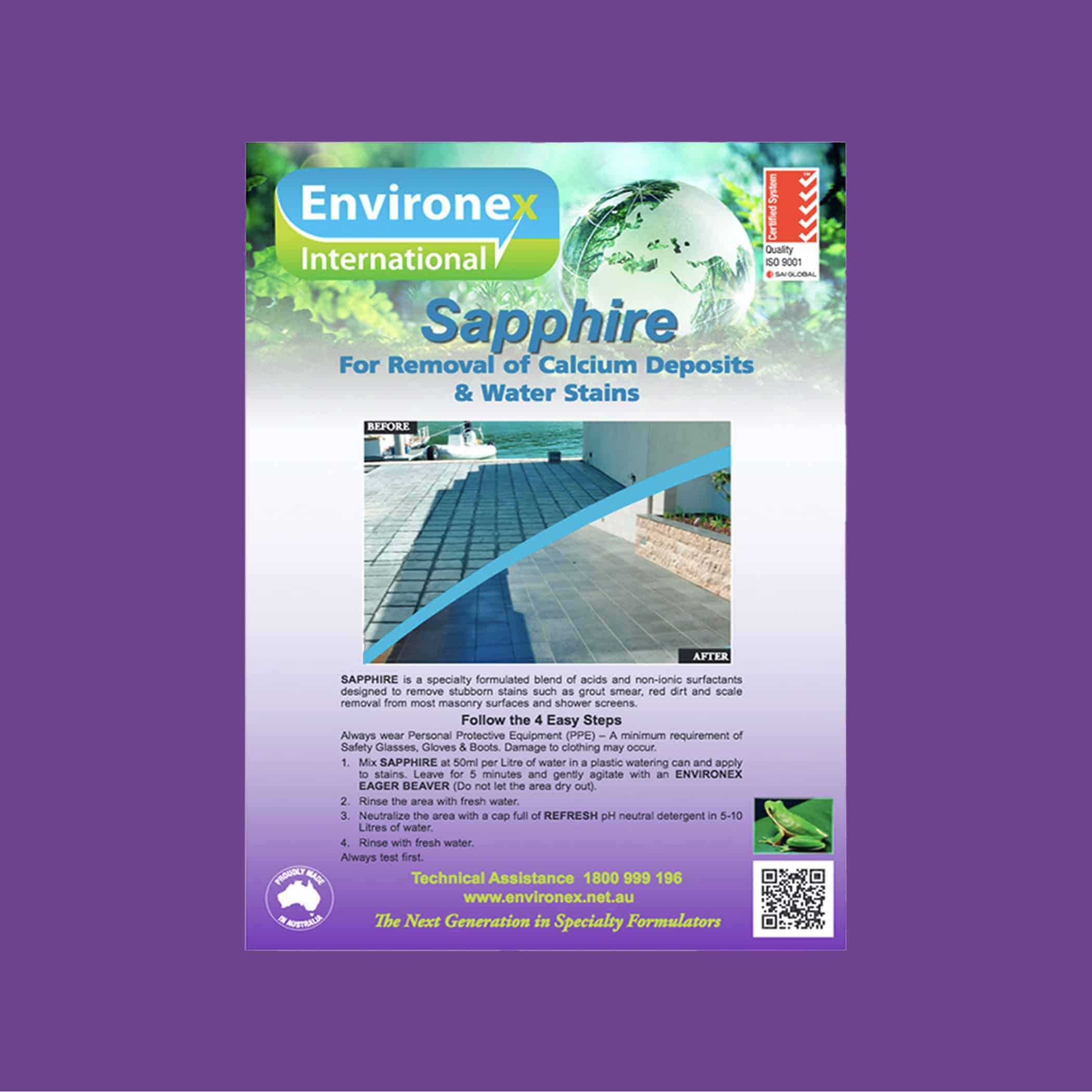 Environex Sapphire Cleaner - Product Image