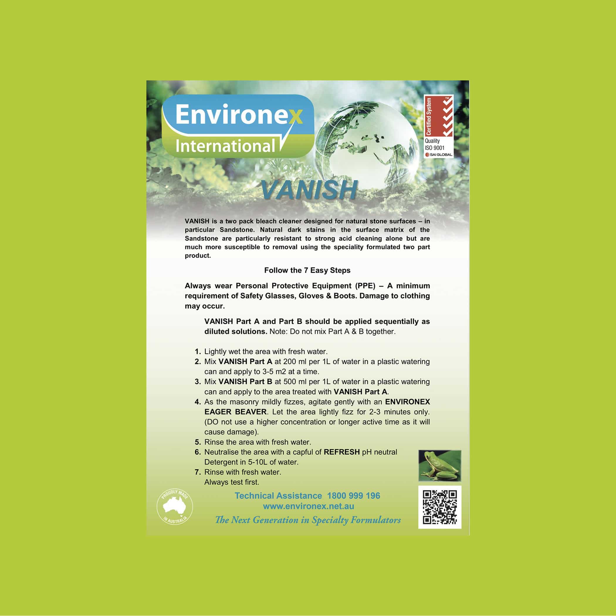 Environex Vanish Cleaner - Product Image