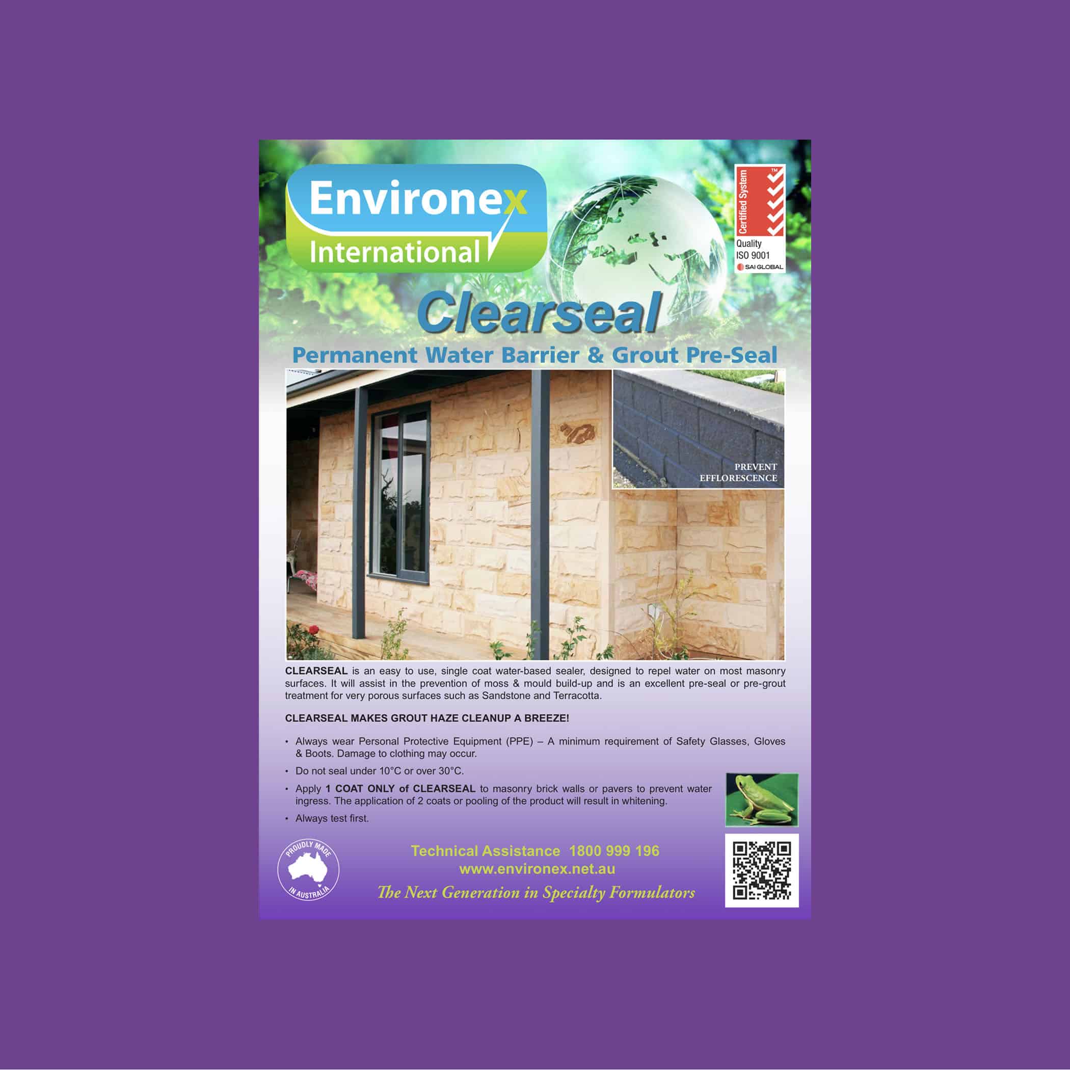 Environex Clearseal Sealer - Product Image