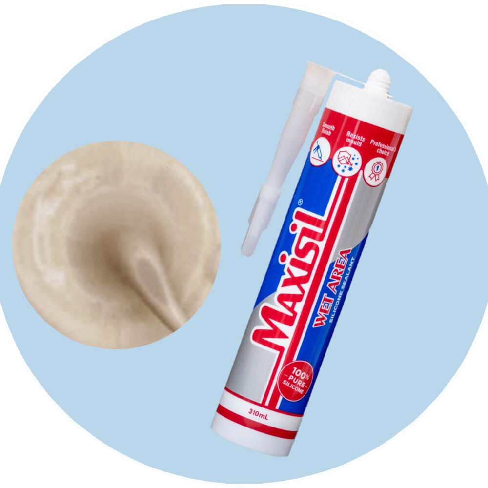 Maxisil A Wet Area Silicone Sealant - A20 Travertine - Single Item Variation