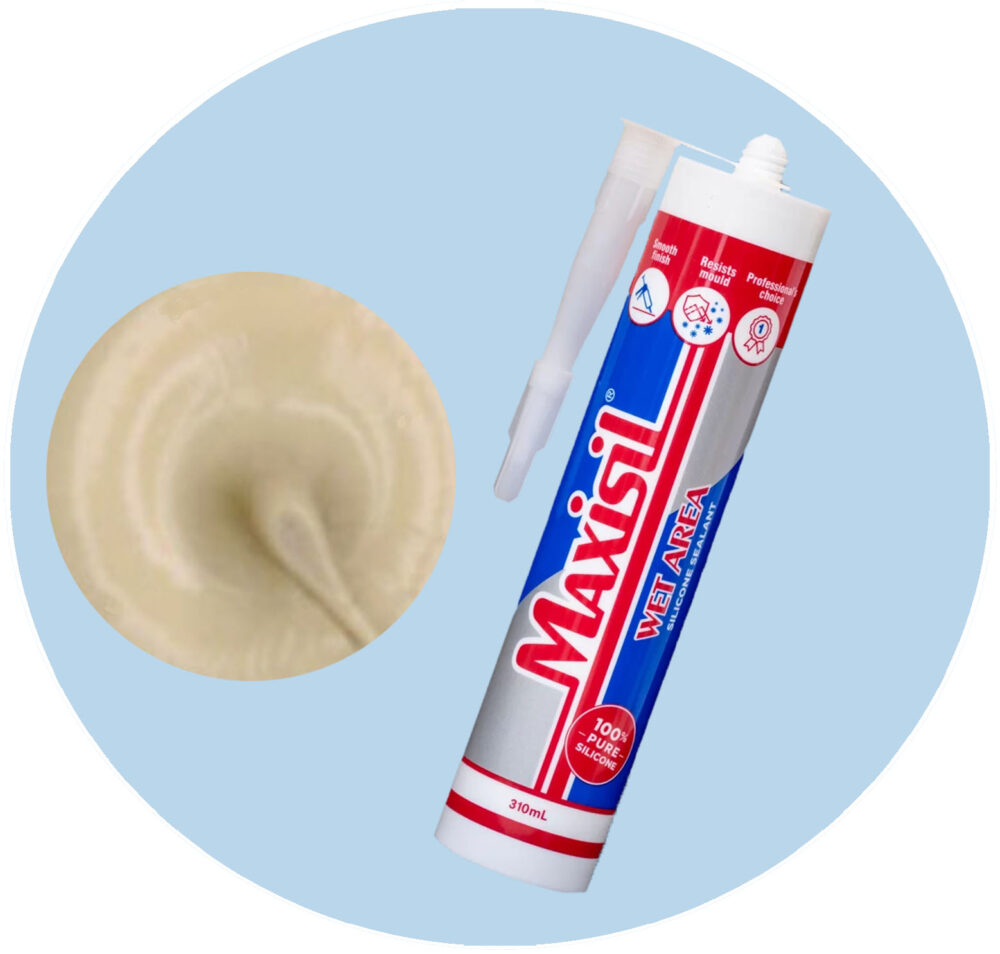 Maxisil A Wet Area Silicone Sealant - A21 Sand - Single Item Variation