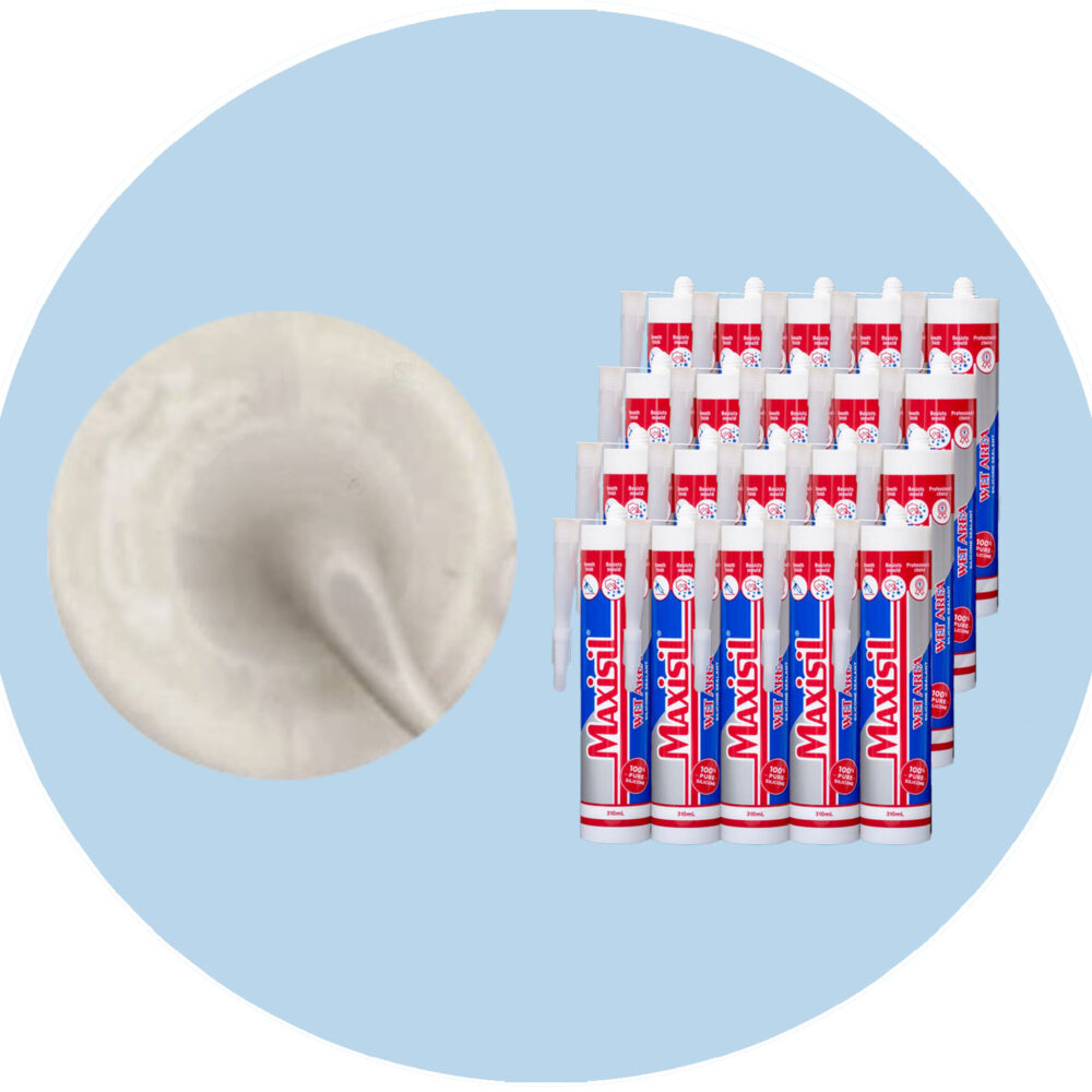 Maxisil A Wet Area Silicone Sealant - A72 Taupe - Box of 20 Variation