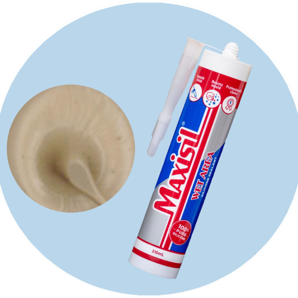 Maxisil A Wet Area Silicone Sealant - A23 Mid Beige - Single Item Variation