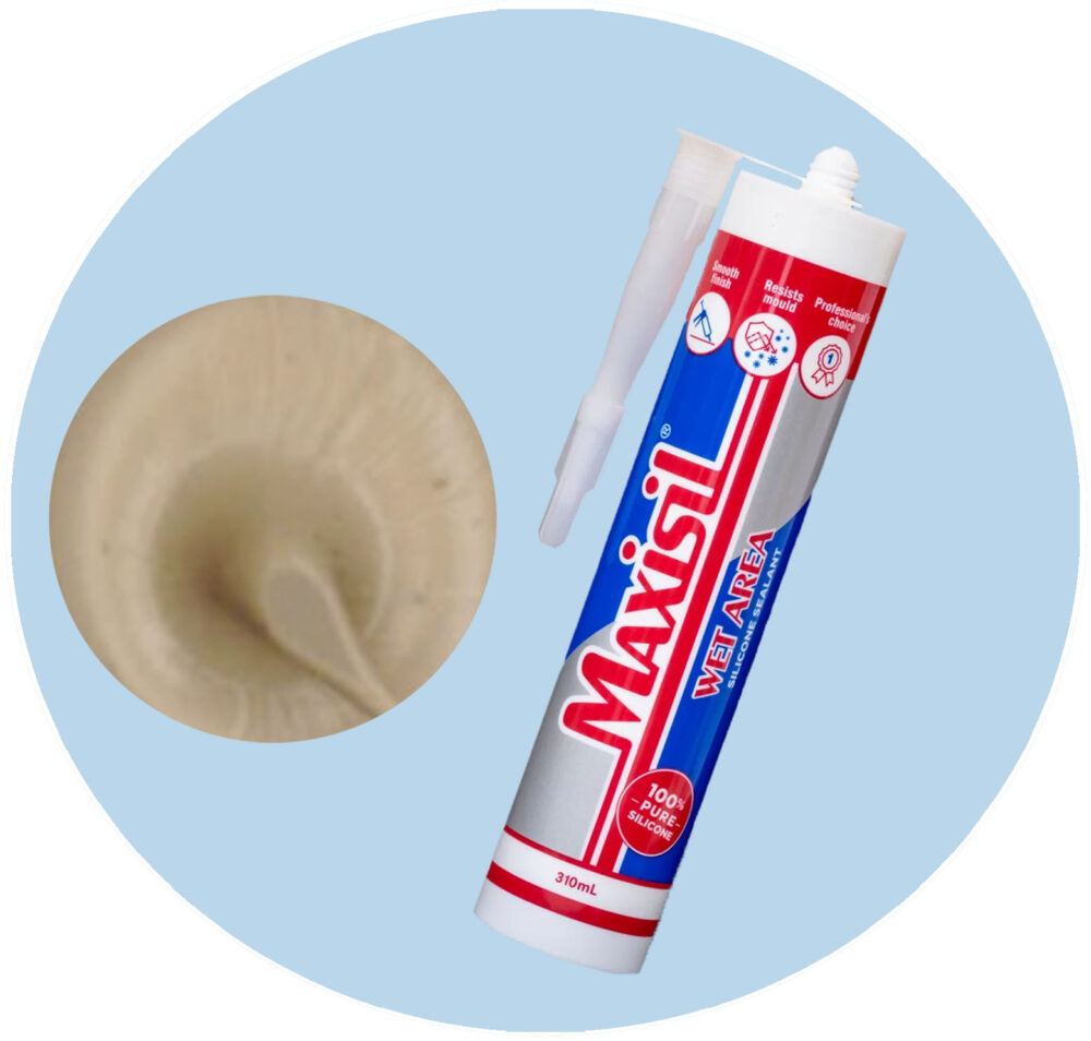 Maxisil A Wet Area Silicone Sealant - A23 Mid Beige - Single Item Variation