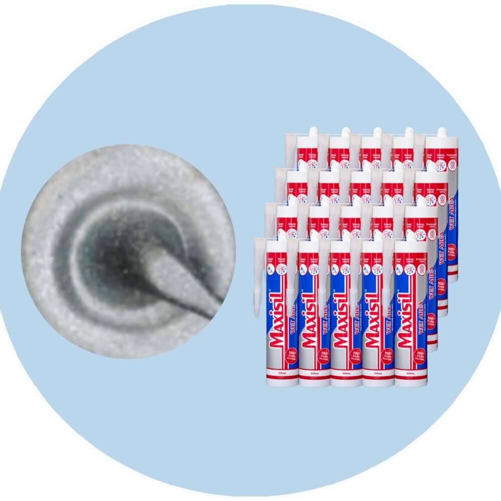Maxisil A Wet Area Silicone Sealant - A15 Aluminium - Box of 20 Variation
