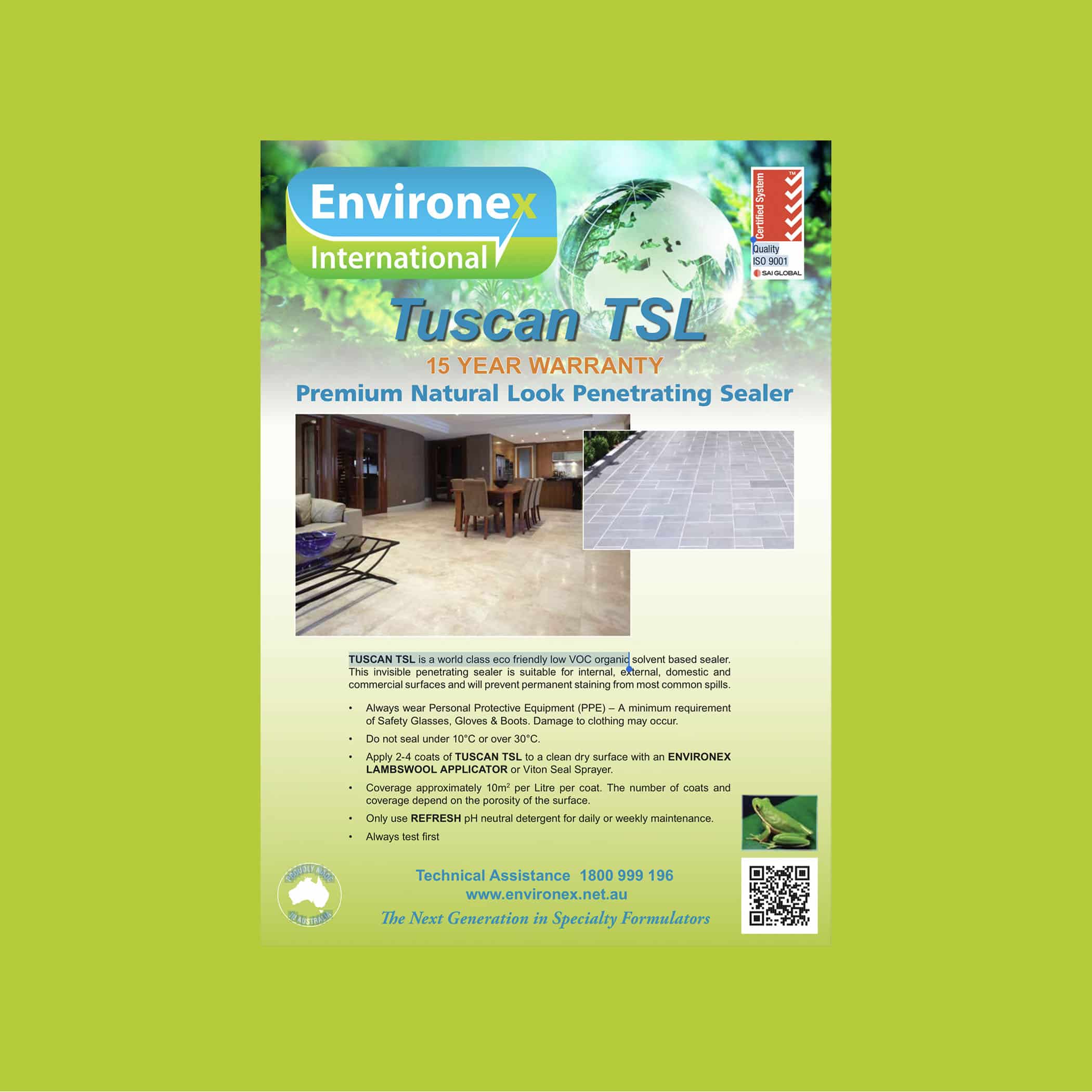 Environex Tuscan TSL Sealer - Product Image