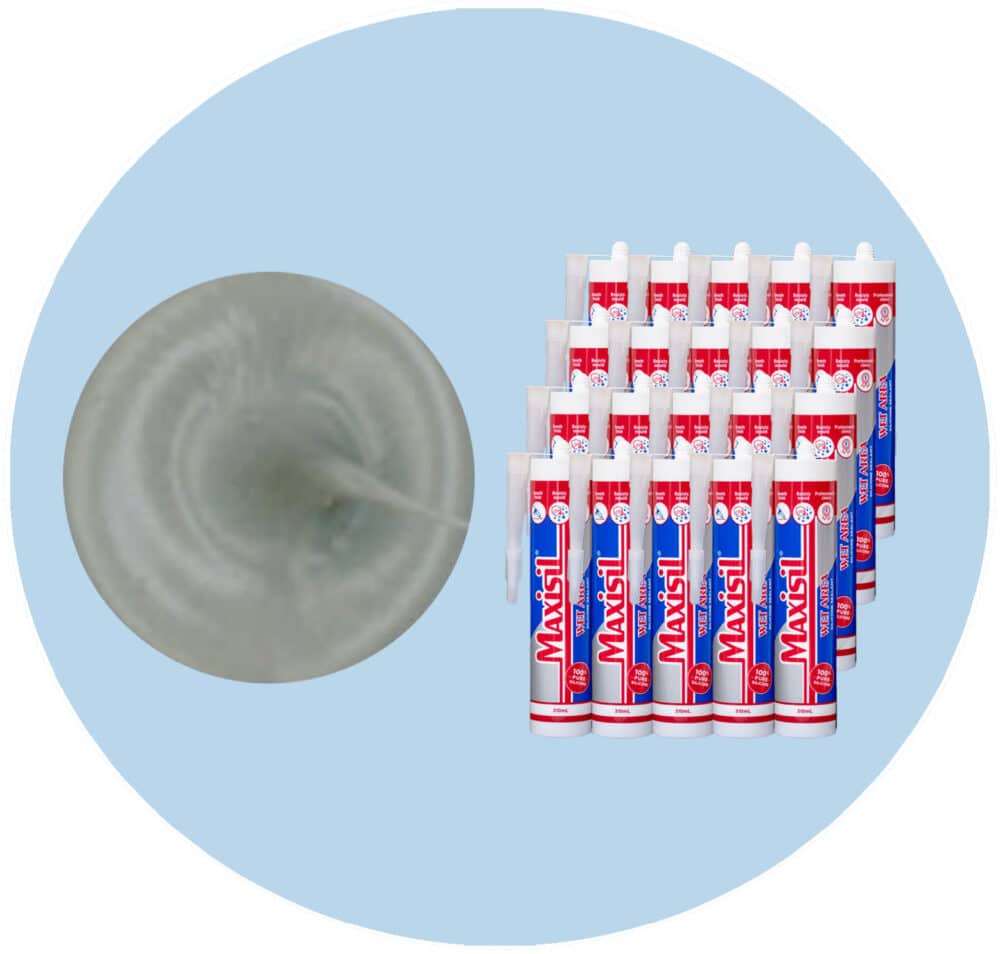 Maxisil A Wet Area Silicone Sealant - A10 Grey - Box of 20 Variation