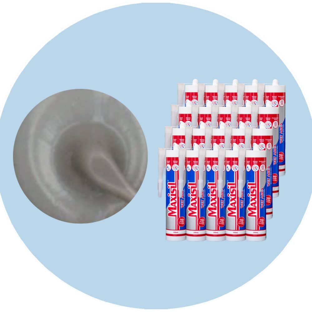 Maxisil A Wet Area Silicone Sealant - A7 Basalt - Box of 20 Variation