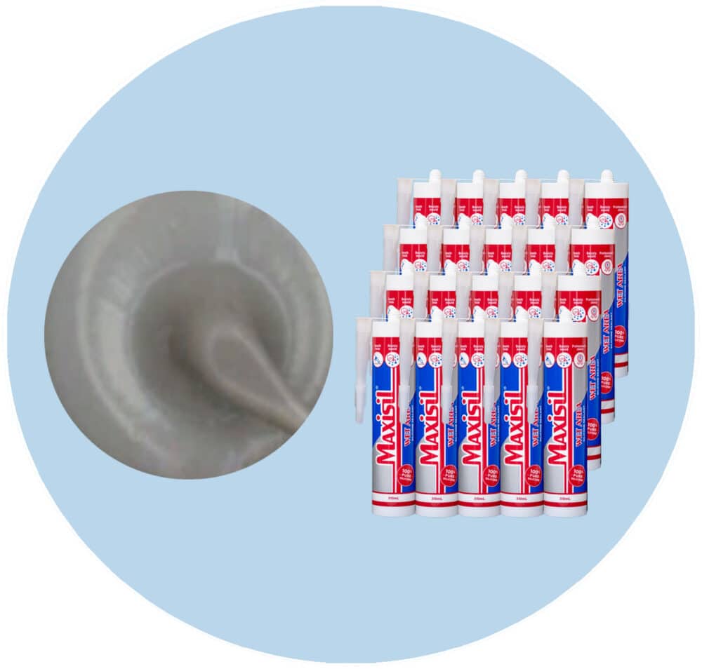 Maxisil A Wet Area Silicone Sealant - A7 Basalt - Box of 20 Variation