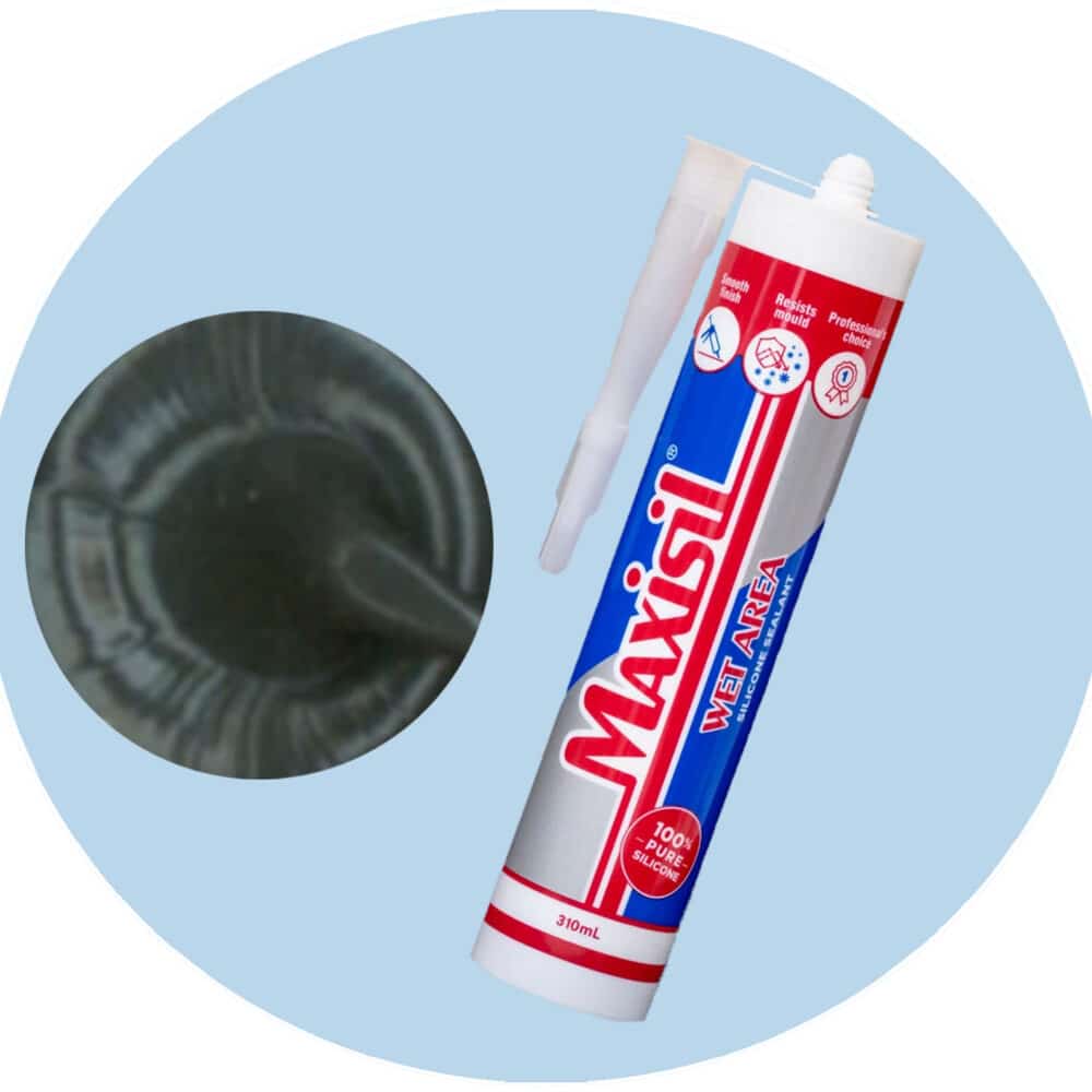 Maxisil A Wet Area Silicone Sealant - A84 Matte Anthracite - Single Item Variation