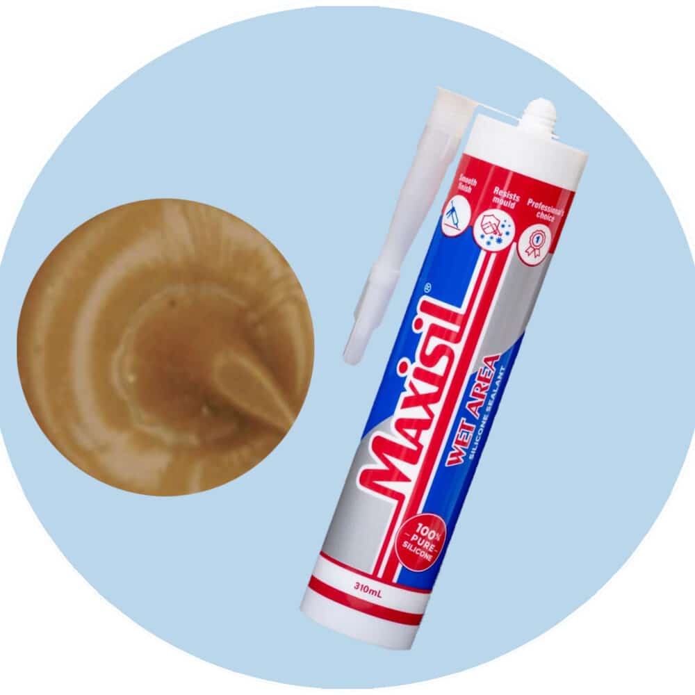 Maxisil A Wet Area Silicone Sealant - A27 Mid Brown - Single Item Variation