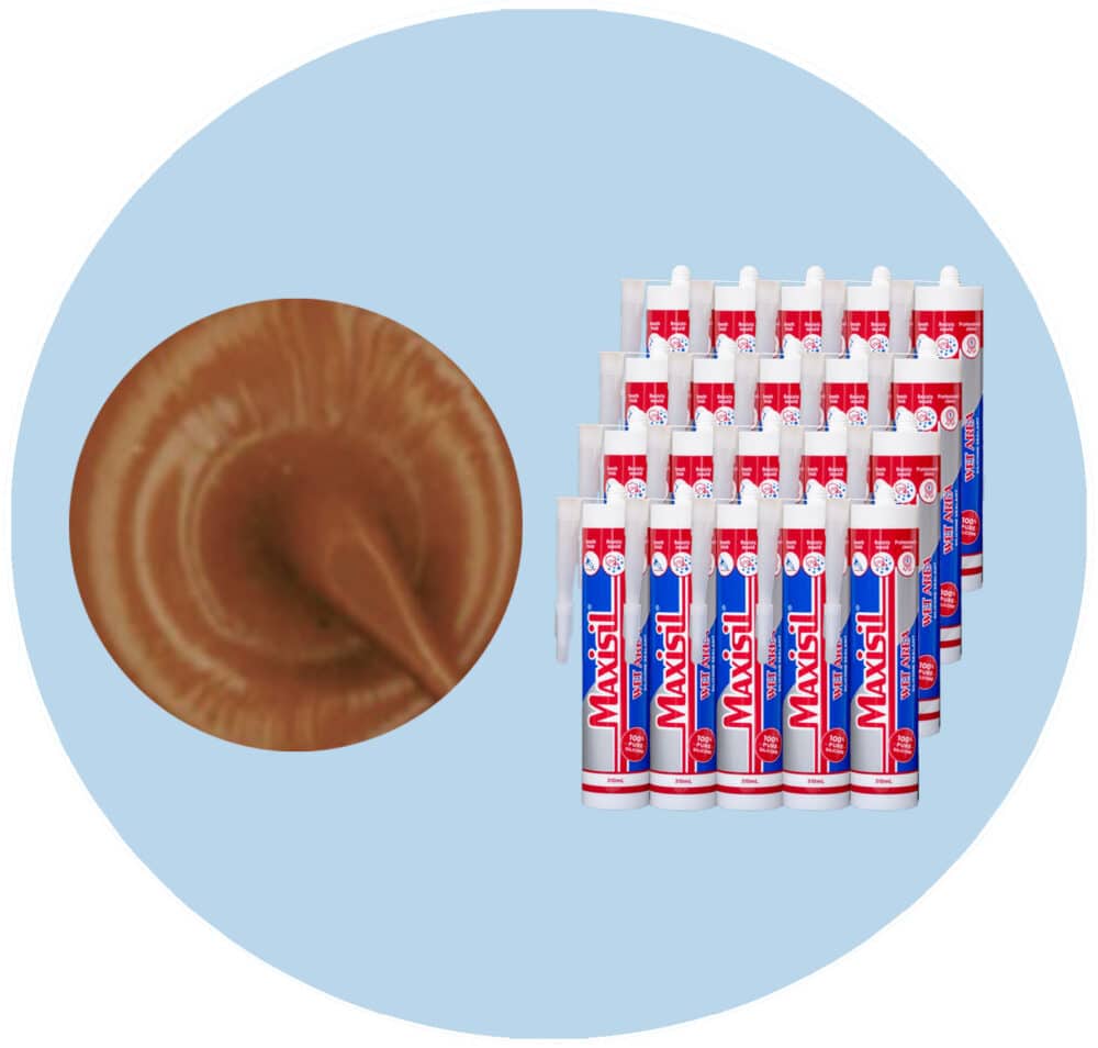 Maxisil A Wet Area Silicone Sealant - A32 Cotto - Box of 20 Variation
