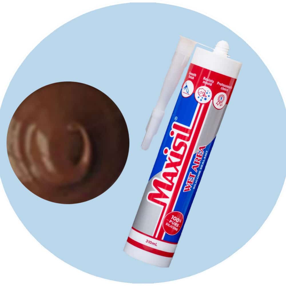 Maxisil A Wet Area Silicone Sealant - A61 Deep Terracotta - Single Item Variation