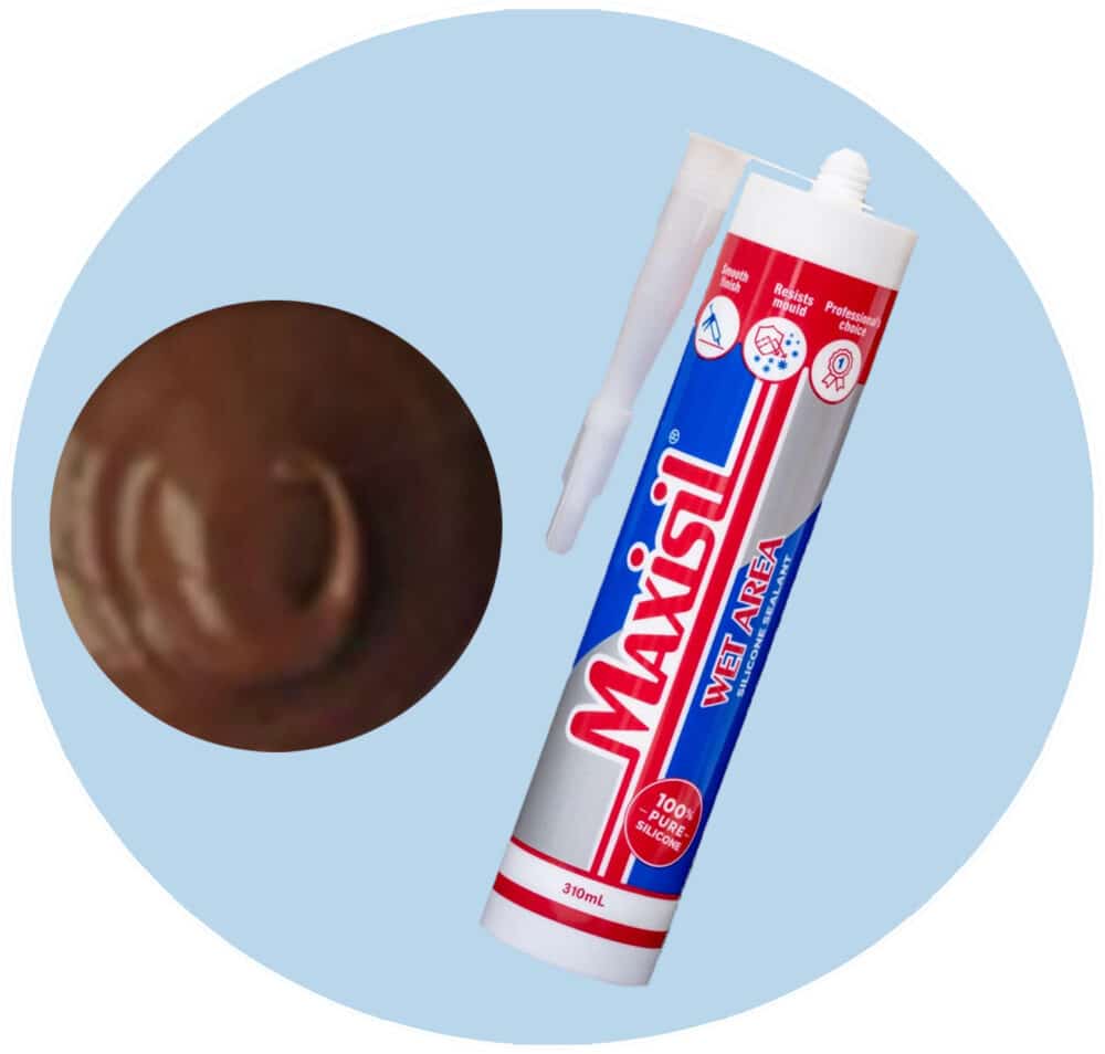 Maxisil A Wet Area Silicone Sealant - A61 Deep Terracotta - Single Item Variation