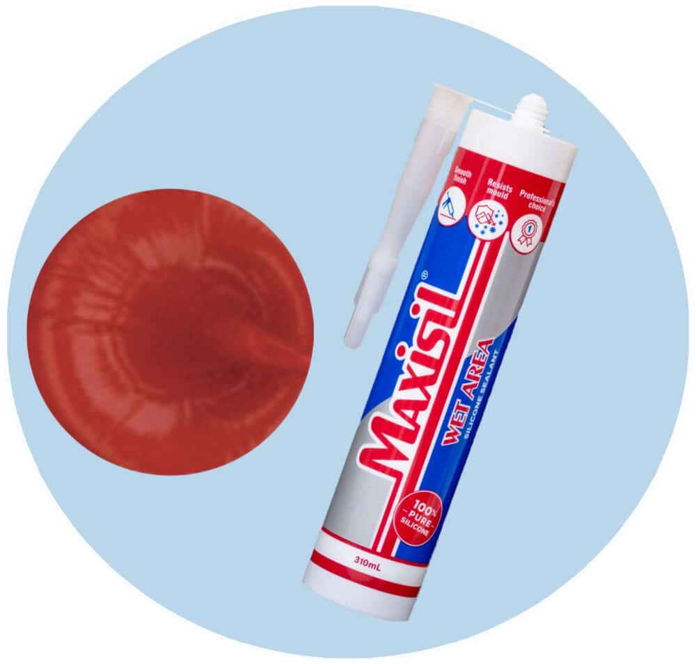 Maxisil A Wet Area Silicone Sealant - A33 Red - Single Item Variation