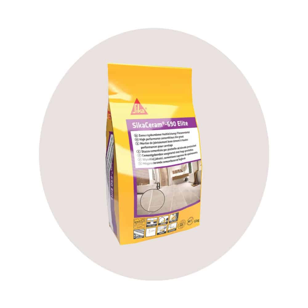 SikaCeram-690 Elite Grout - 5kg Silver Grey #13 Variation Image