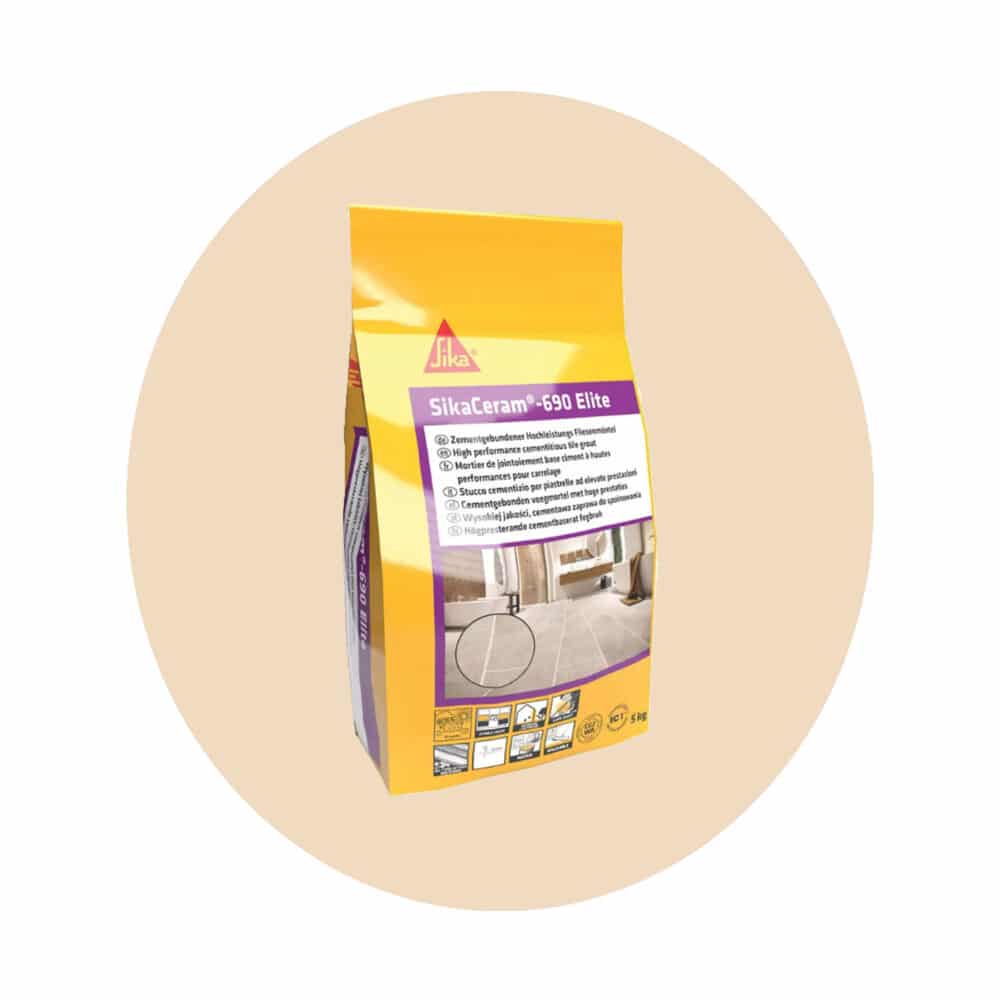 SikaCeram-690 Elite Grout - 5kg Bahama Beige #46 Variation Image