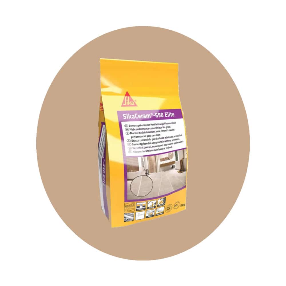SikaCeram-690 Elite Grout - 5kg Caramel #55 Variation Image