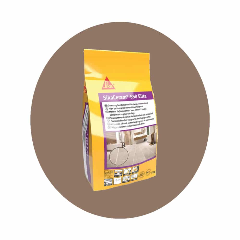 SikaCeram-690 Elite Grout - 5kg Havana #58 Variation Image