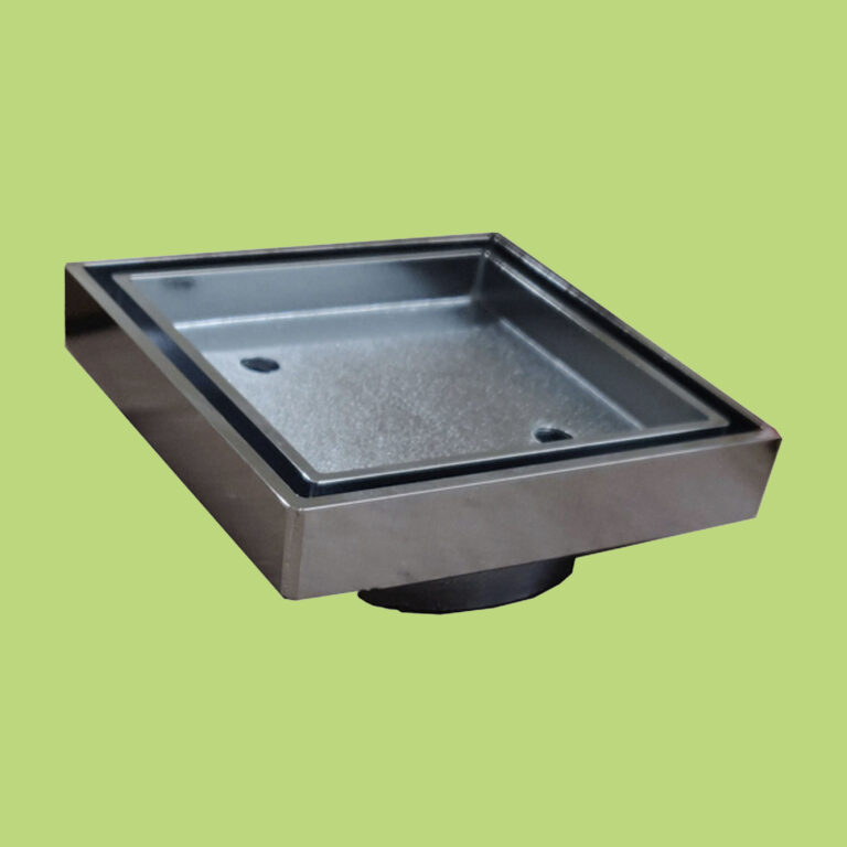Floor Drain Tile-in Chrome 100 x 100 x 80mm Waste - Product Image