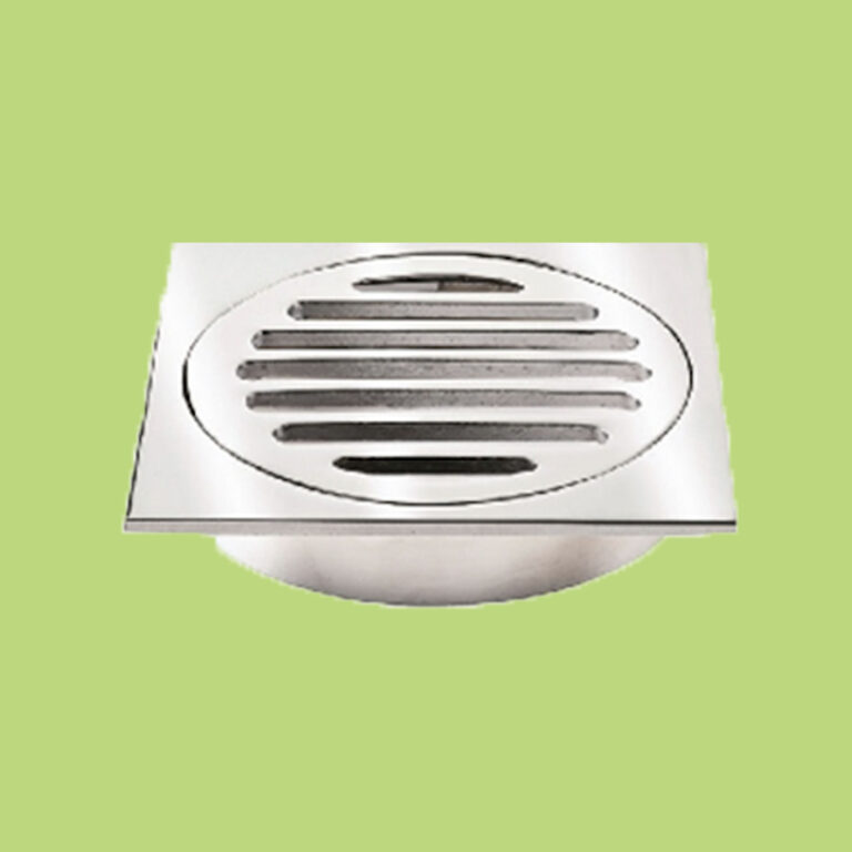Floor Drain Square Chrome 85x85x76mm Waste - Product Image