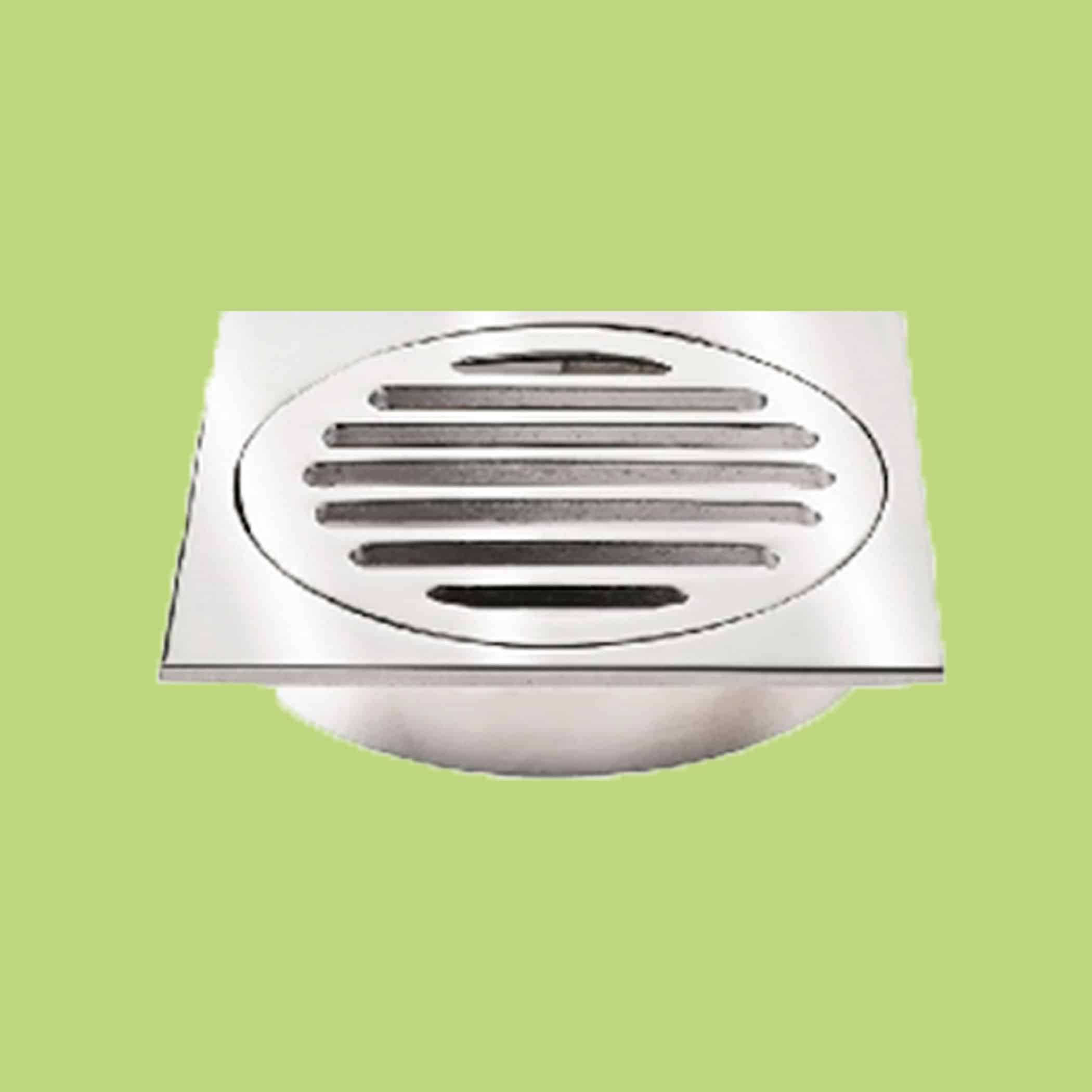 Floor Drain Square Chrome 85x85x76mm Waste - Product Image