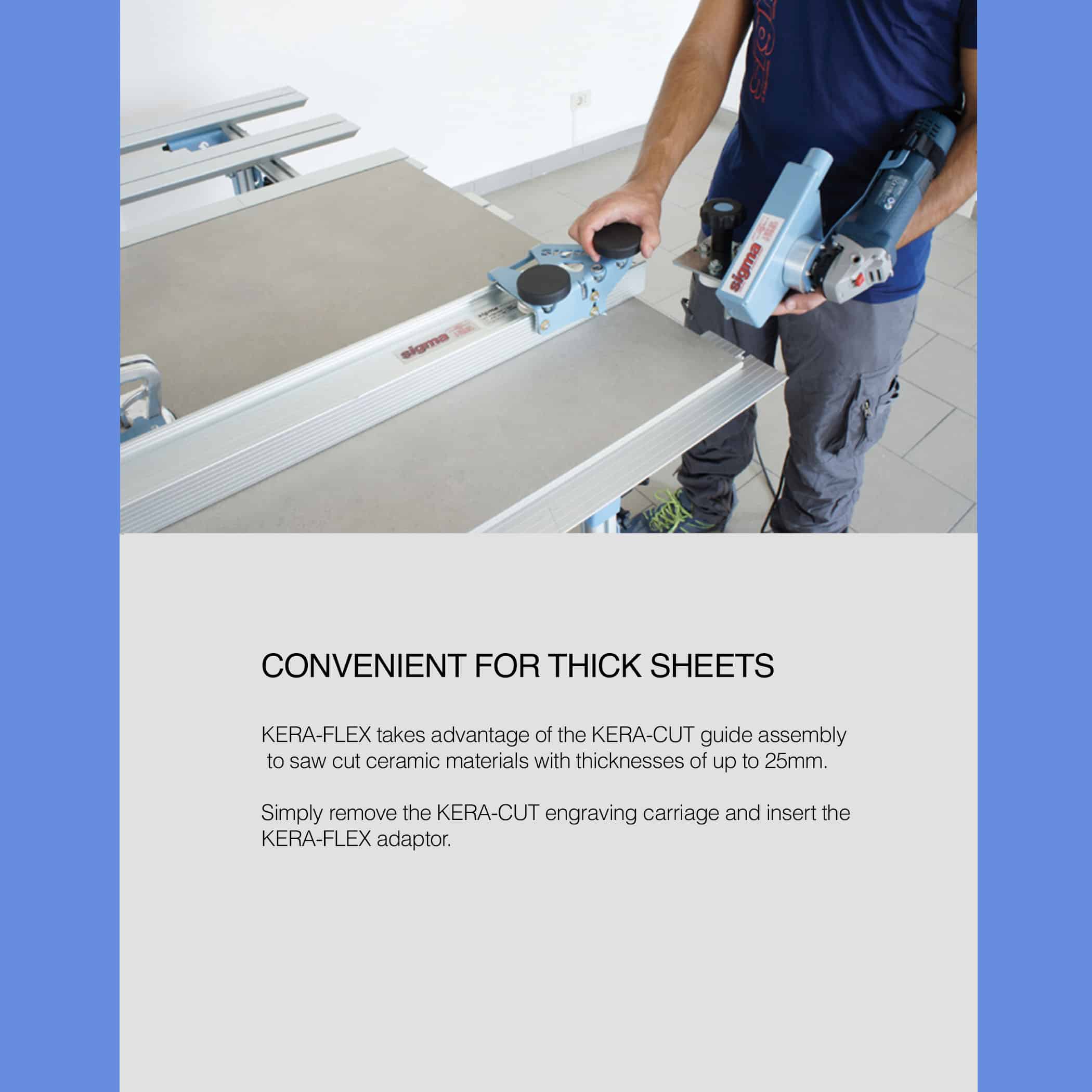 Sigma KERA-FLEX Angle Grinder Attachment - Gallery Image